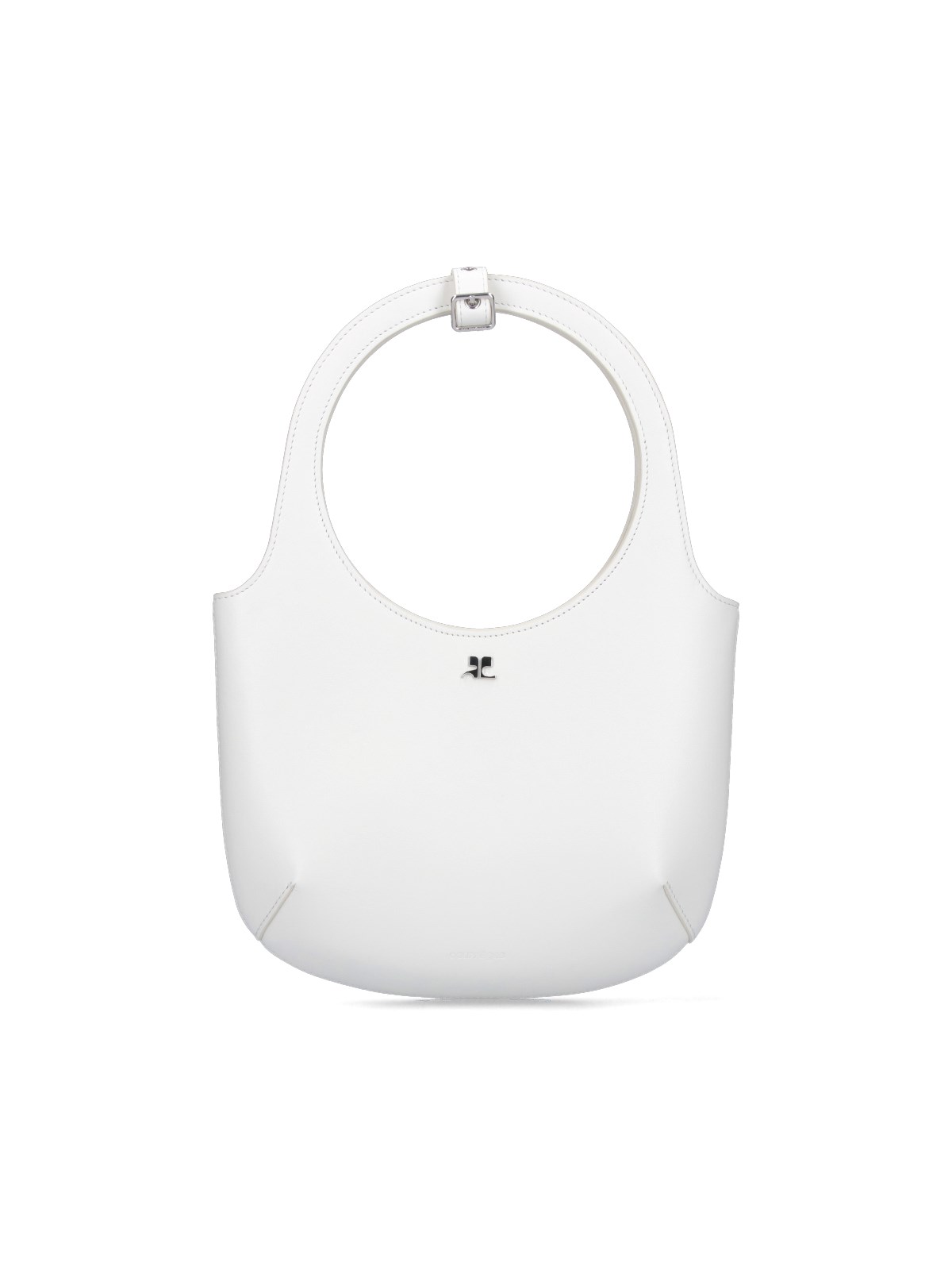 Shop Courrèges 'holy' Handbag In White