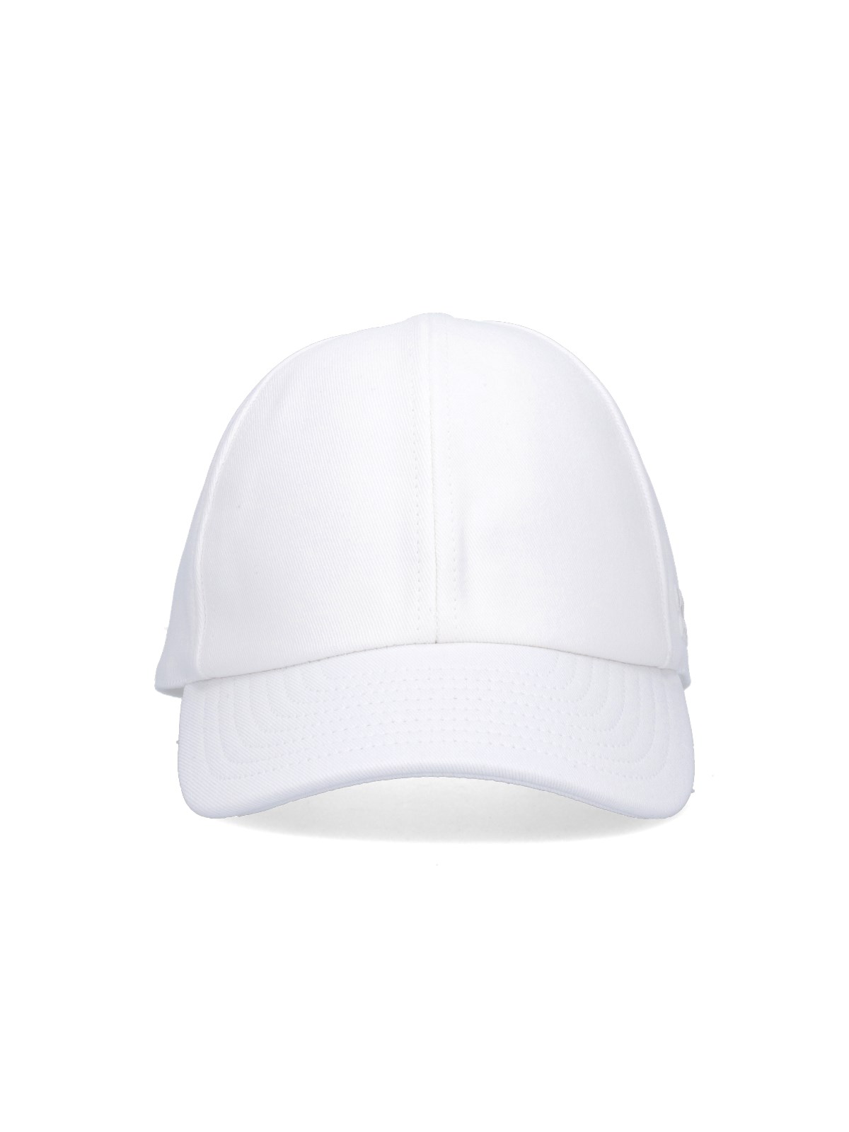 Courrèges Logo Baseball Cap In White