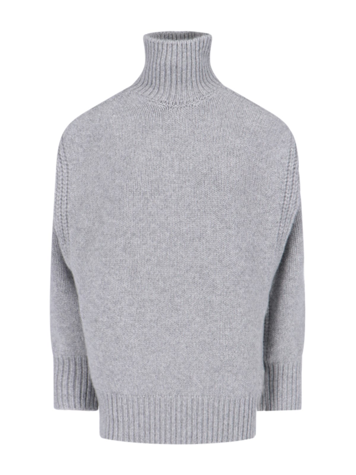 Shop Sa Su Phi Turtle-neck Sweater In Gray