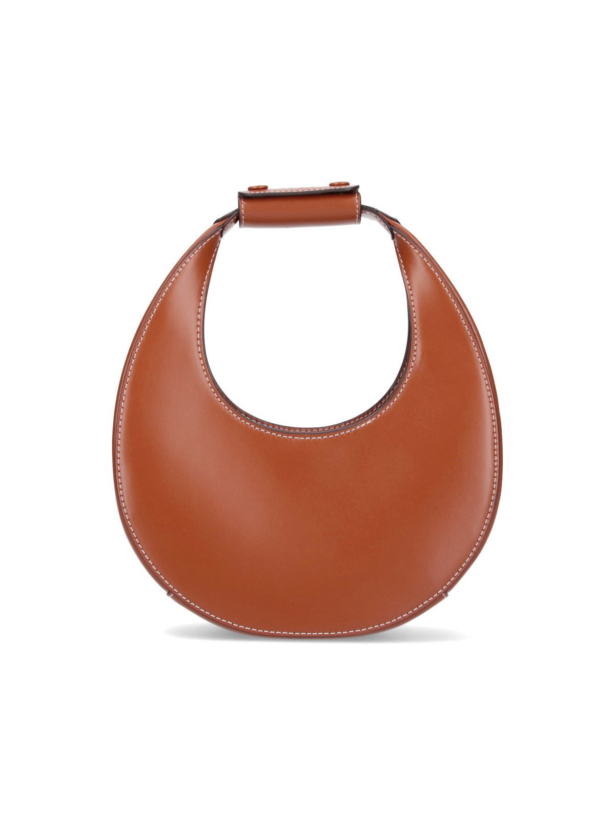 Shop Staud 'moon' Mini Bag In Brown