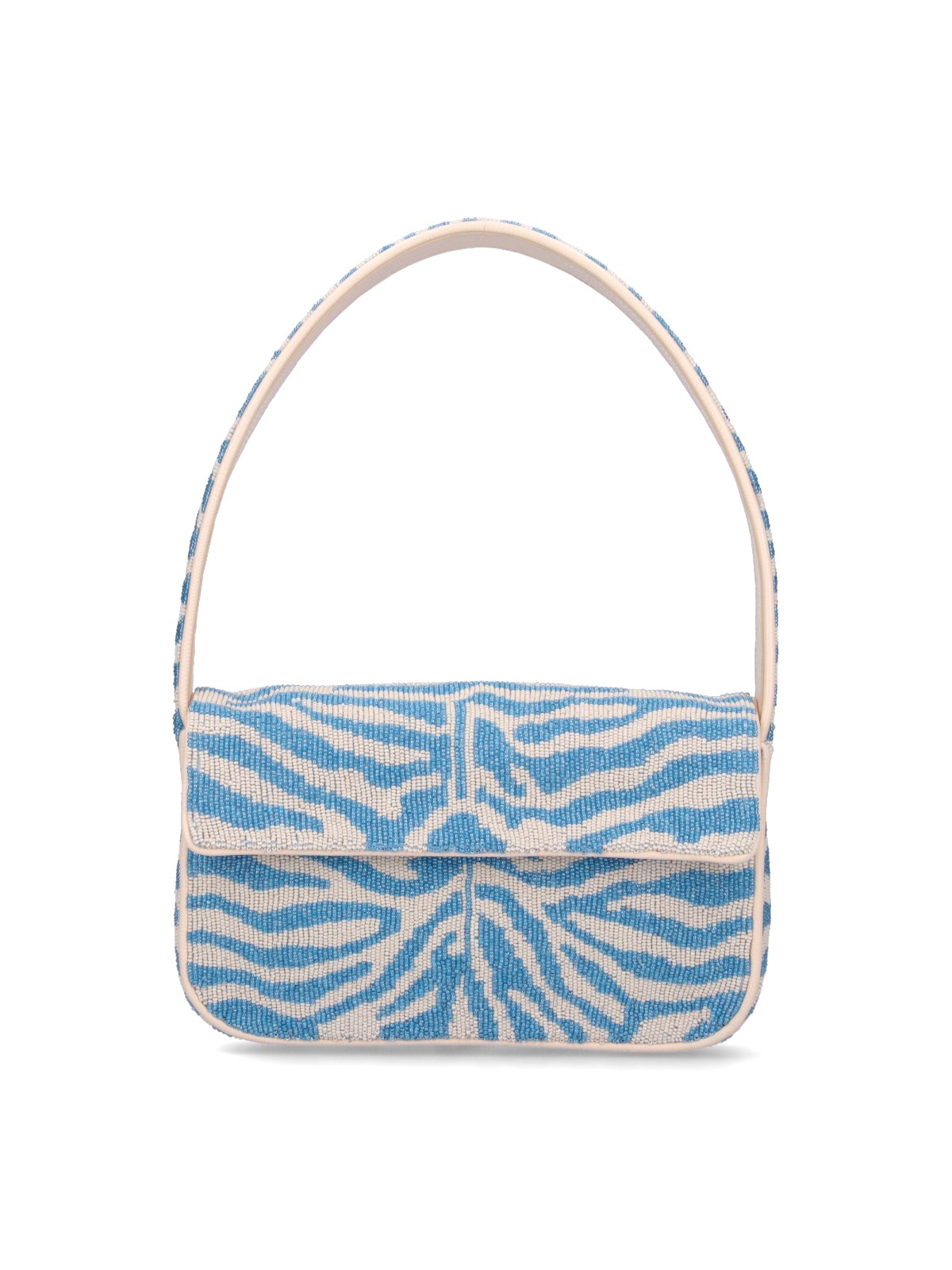 Shop Staud 'tommy' Shoulder Bag In Light Blue