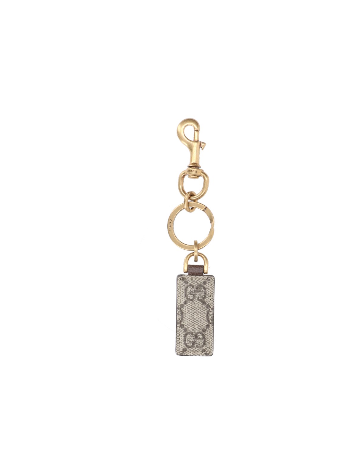 Gucci "ophidia" Keyring In Gold