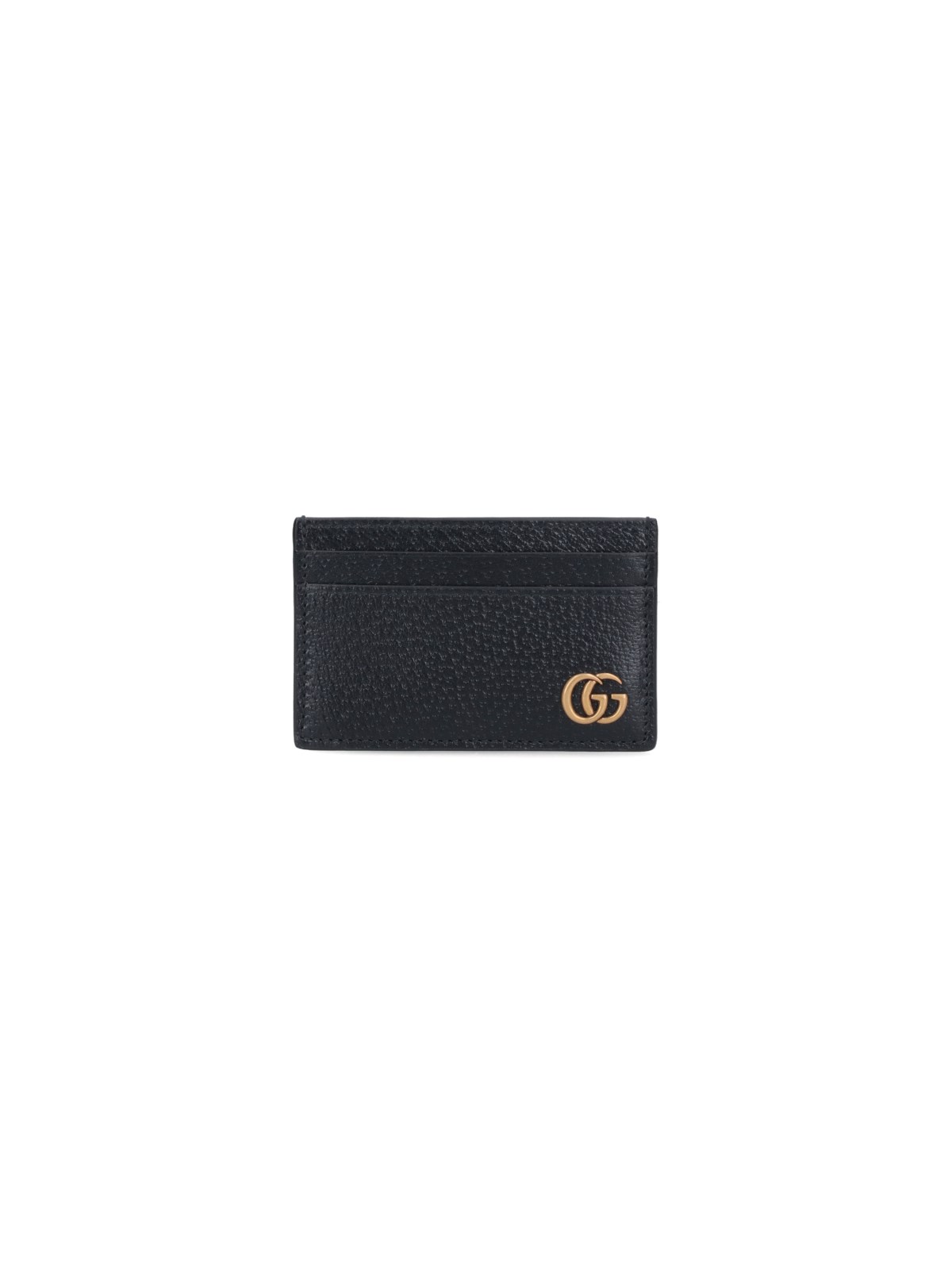 Shop Gucci "gg Marmont" Card Holder In Black  