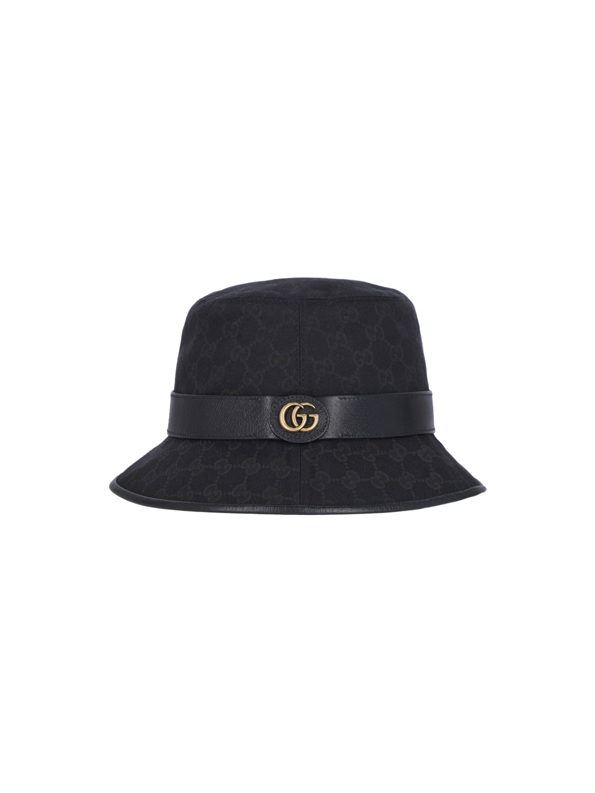 Gucci ‘gg' Cloche Hat In Black