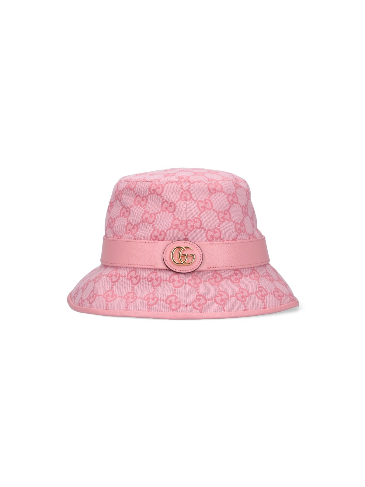 Gucci 'gg' Cloche Hat In Pink