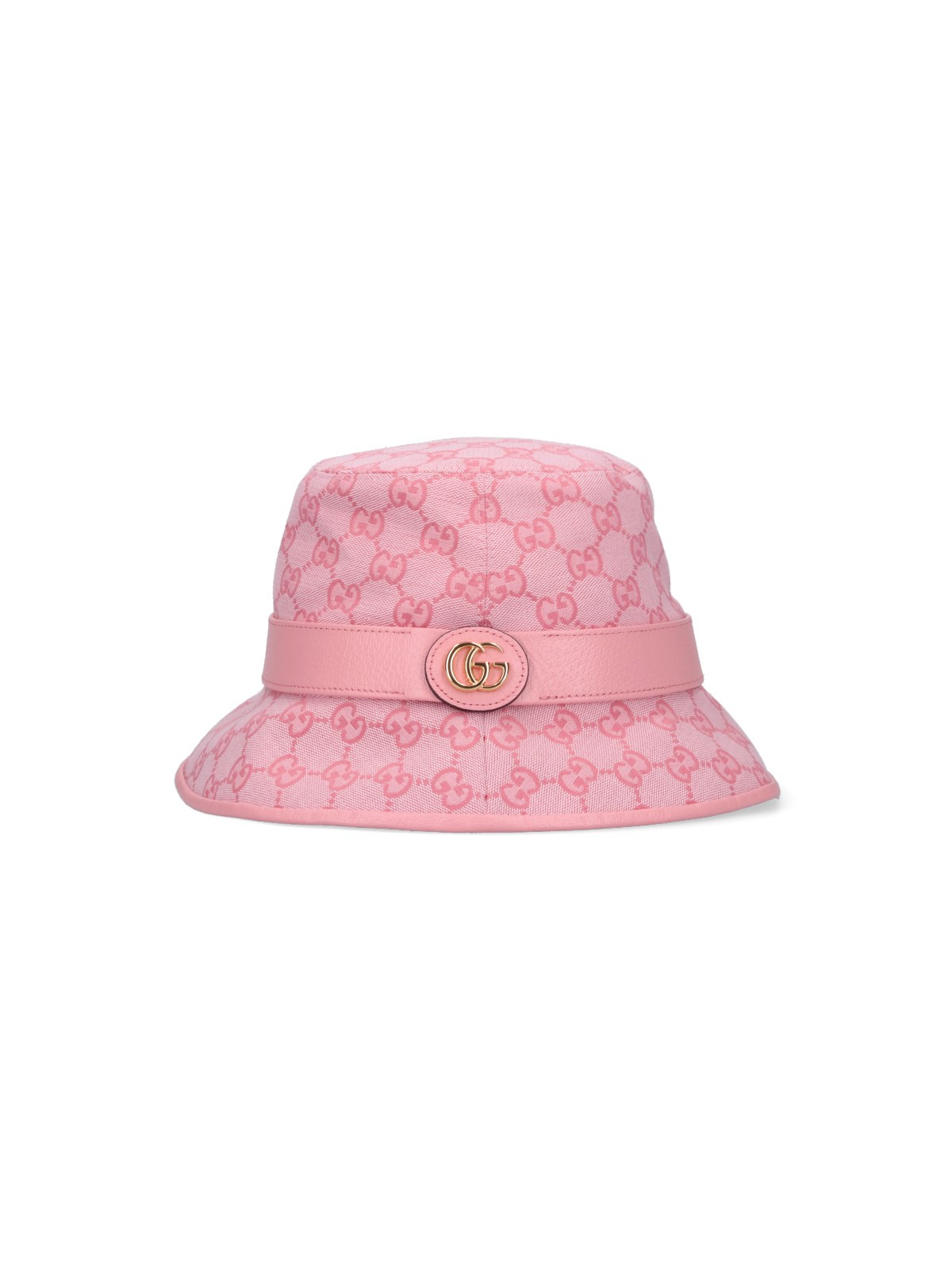 Shop Gucci 'gg' Cloche Hat In Pink