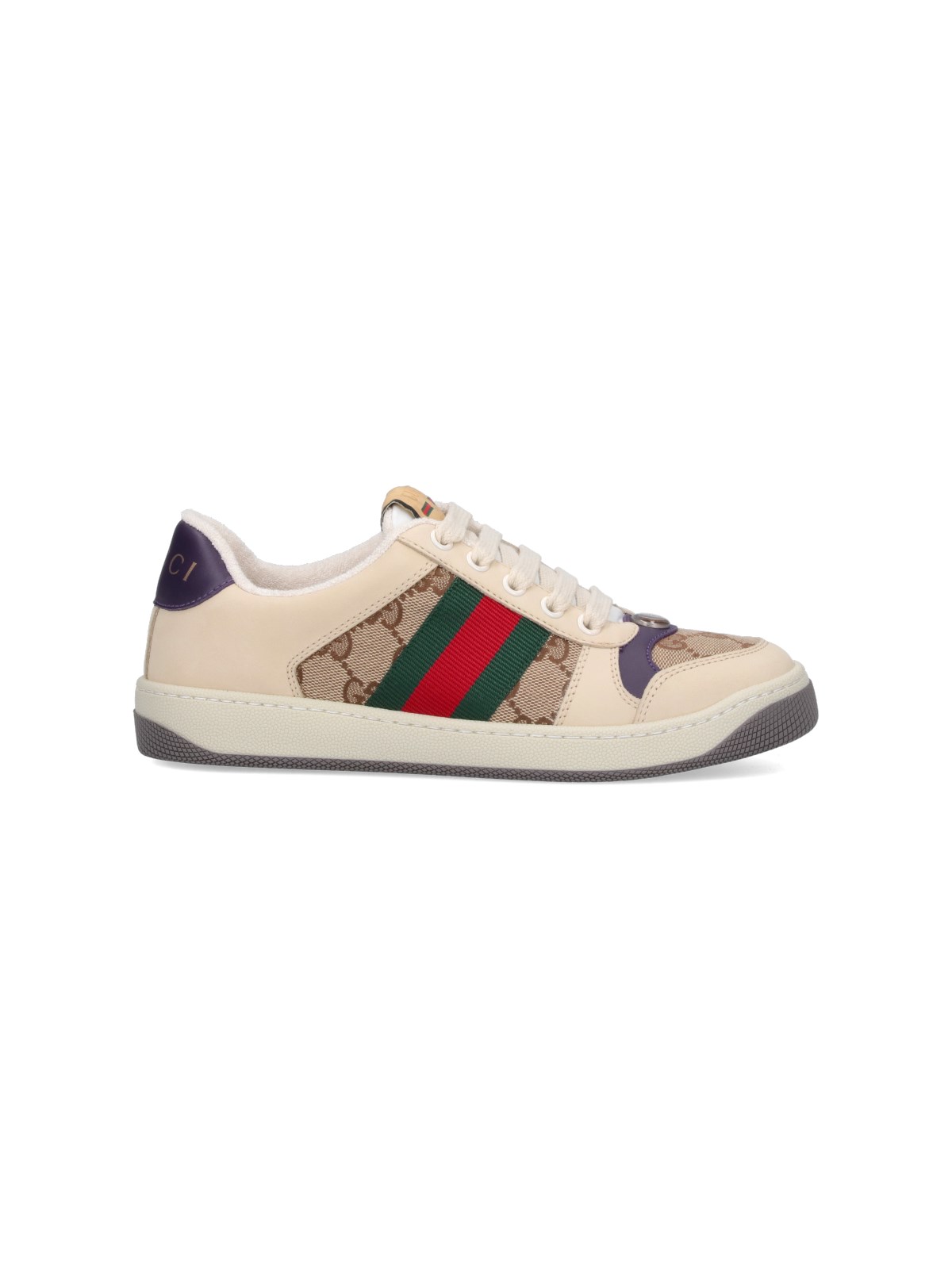 Gucci 'screener Gg' Sneakers In Neutral