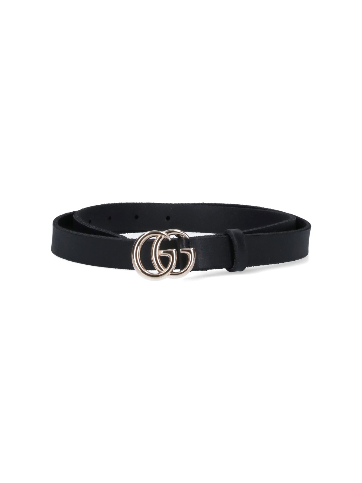 Gucci Thin Belt In Black