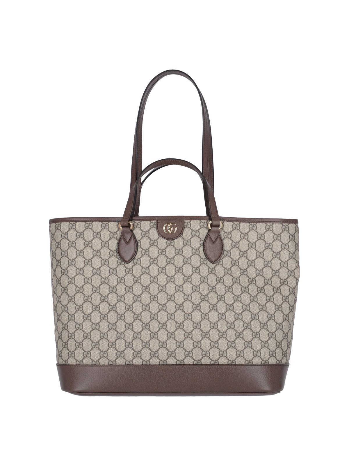 Shop Gucci 'ophidia' Medium Tote Bag In Beige