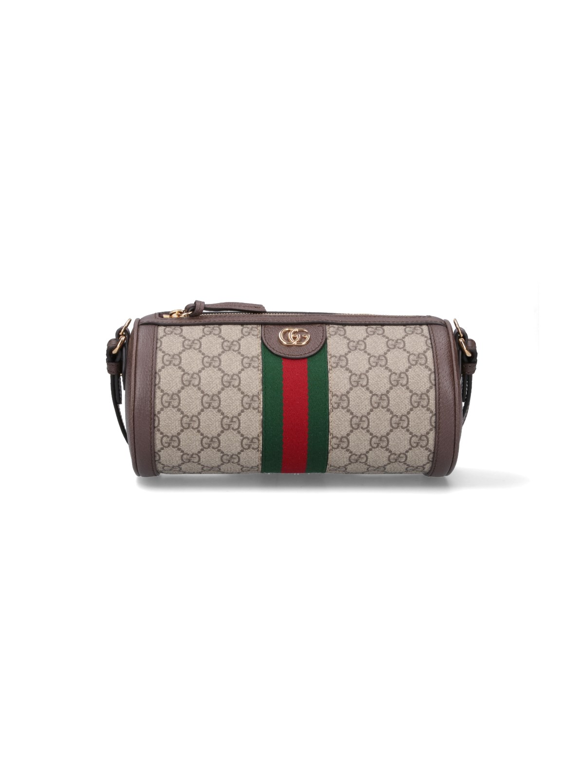 Shop Gucci 'ophidia' Small Shoulder Bag In Beige