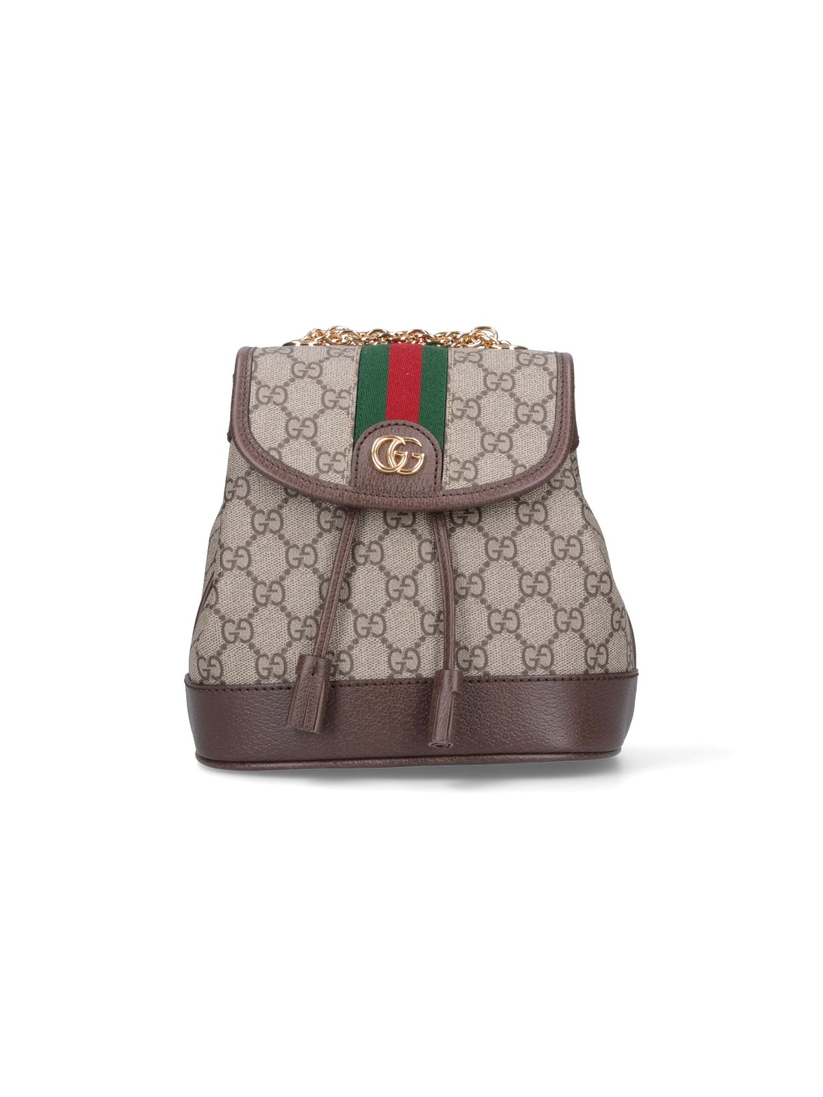Shop Gucci 'ophidia' Mini Backpack In Beige