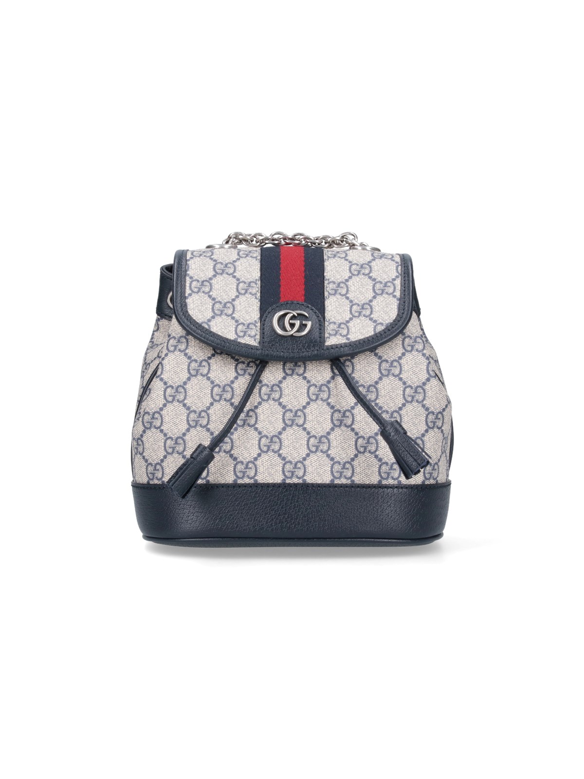 Shop Gucci 'ophidia' Mini Backpack In Blue