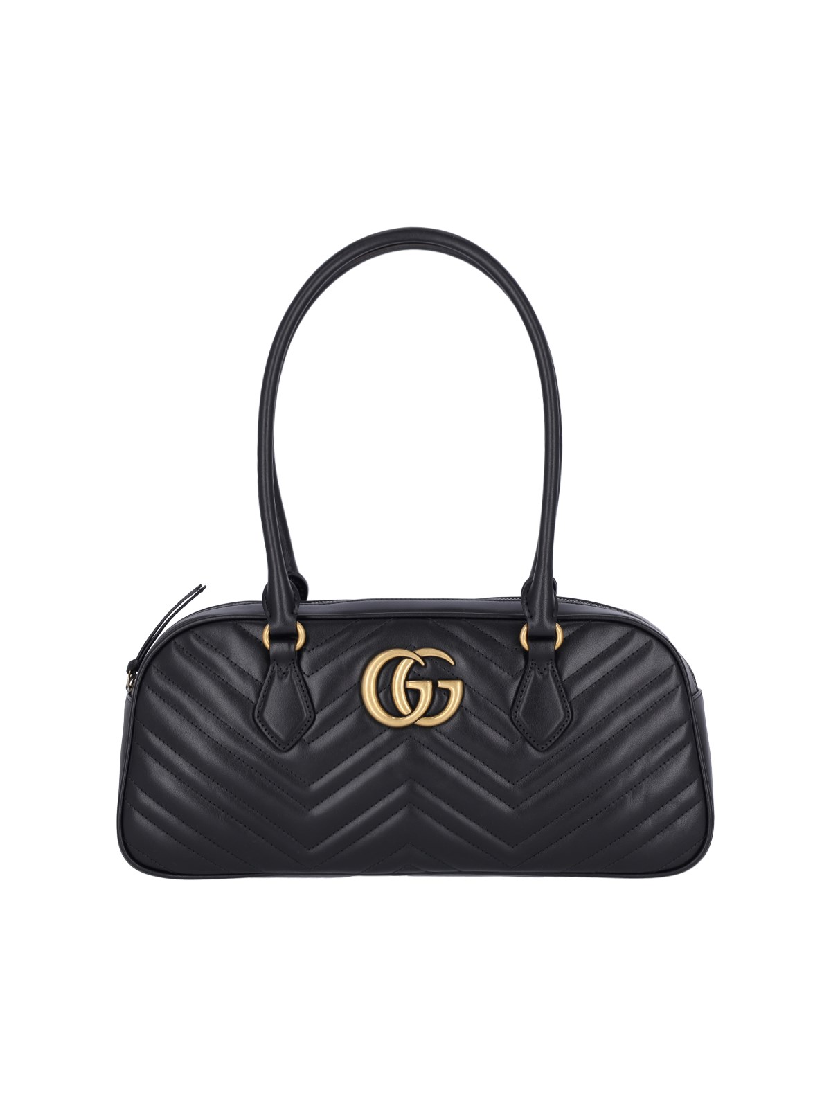 Gucci Medium Gg Marmont Tote Bag In Black  