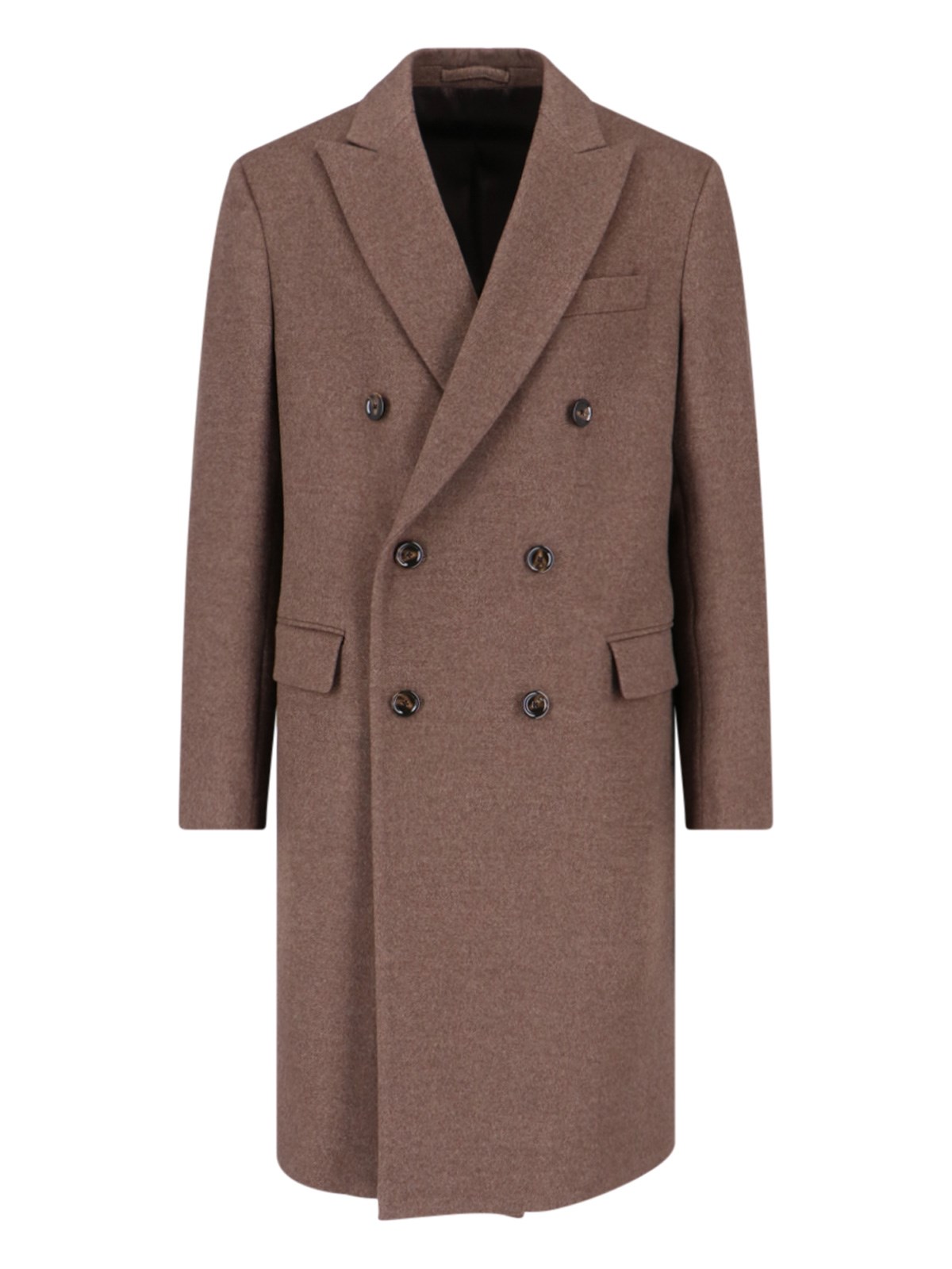 LARDINI DOUBLE-BREASTED MIDI COAT 