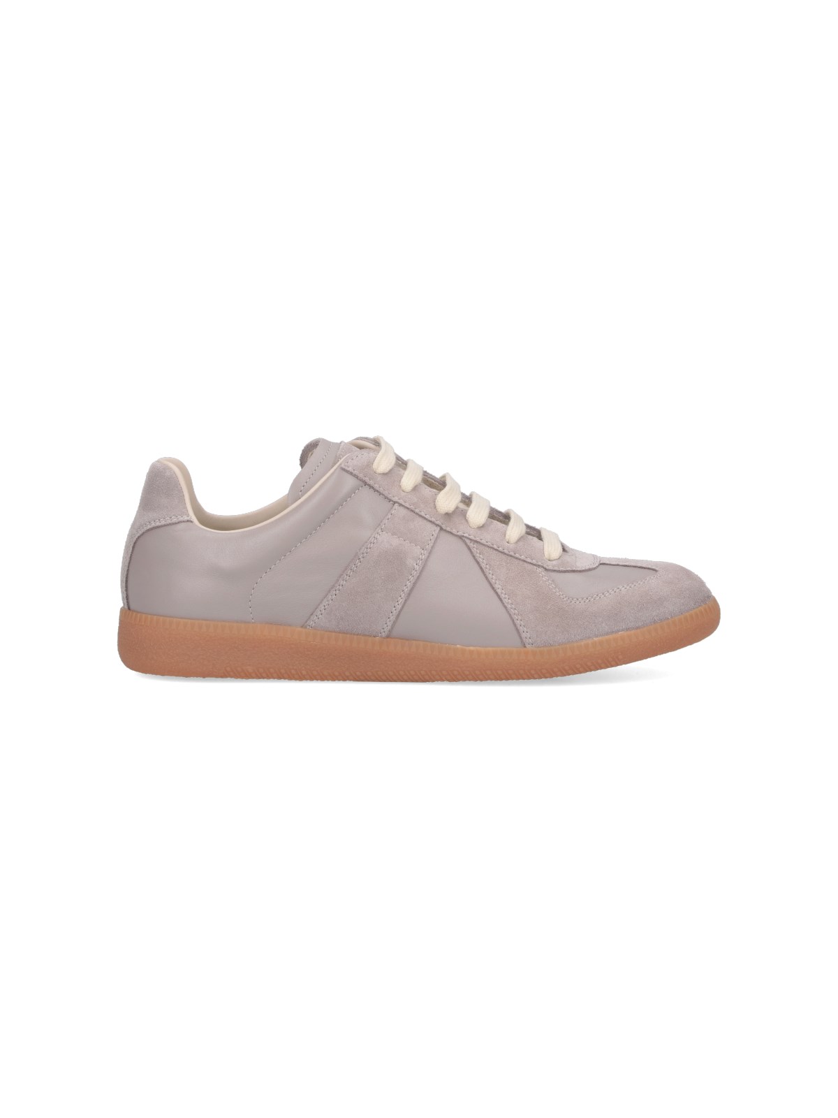 Shop Maison Margiela "replica" Sneakers In Taupe