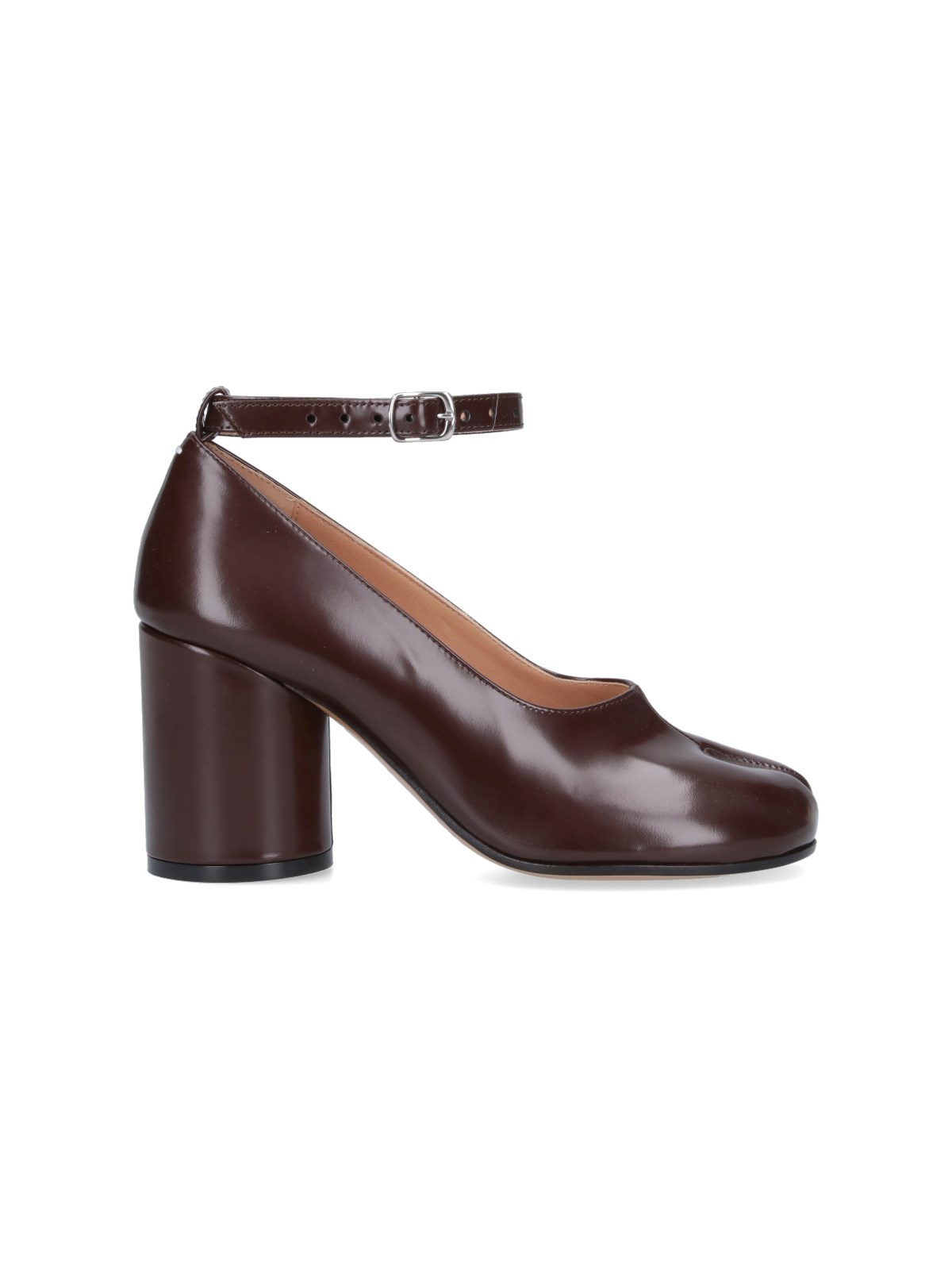 Shop Maison Margiela 'tabi' Pumps In Brown