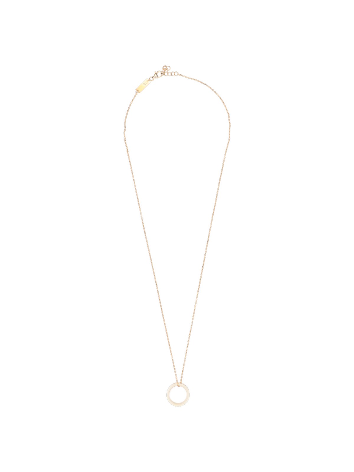 Maison Margiela 925 Silver Necklace In Gold