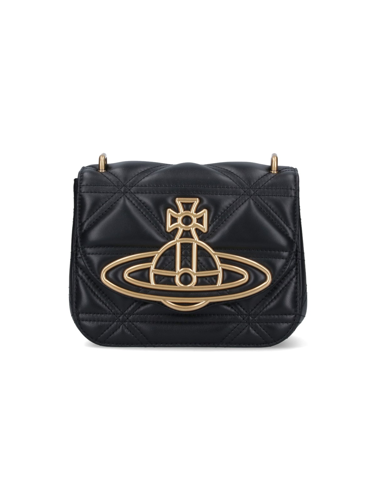 Shop Vivienne Westwood 'linda Crossbody' Bag In Black  