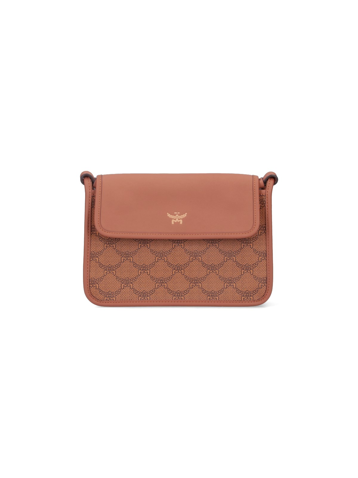 Shop Mcm 'himmel' Shoulder Bag In Brown