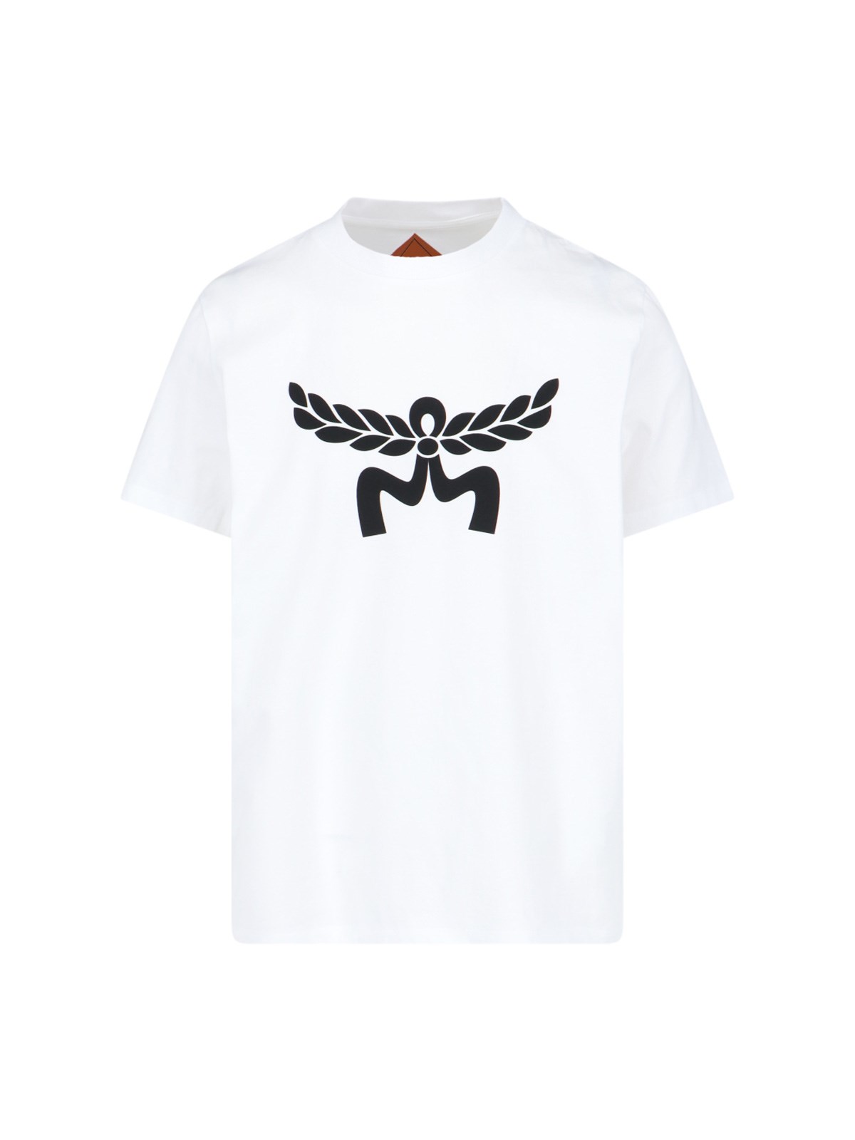 Shop Mcm Logo T-shirt In White