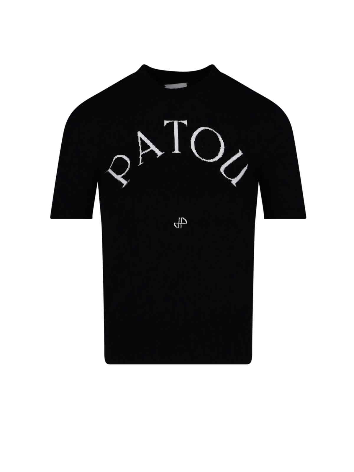 PATOU LOGO CROP TOP 