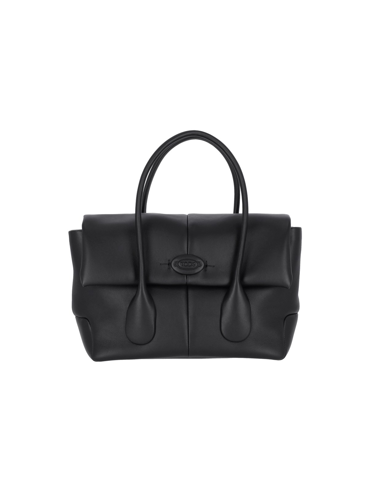 Shop Tod's Small Handbag "di Bag Reverse" In Black  