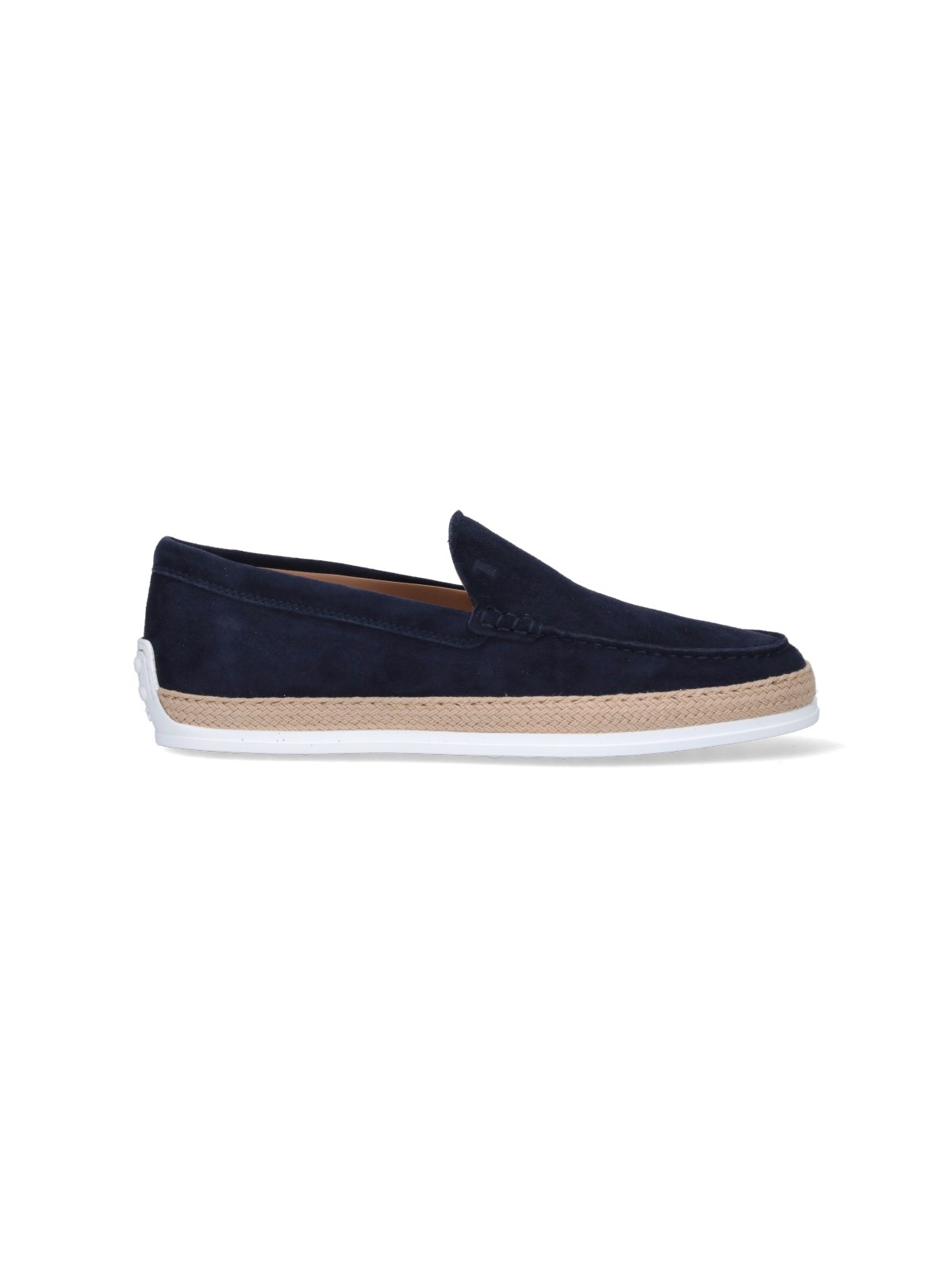 Shop Tod's Slip-on Loafers In Blue