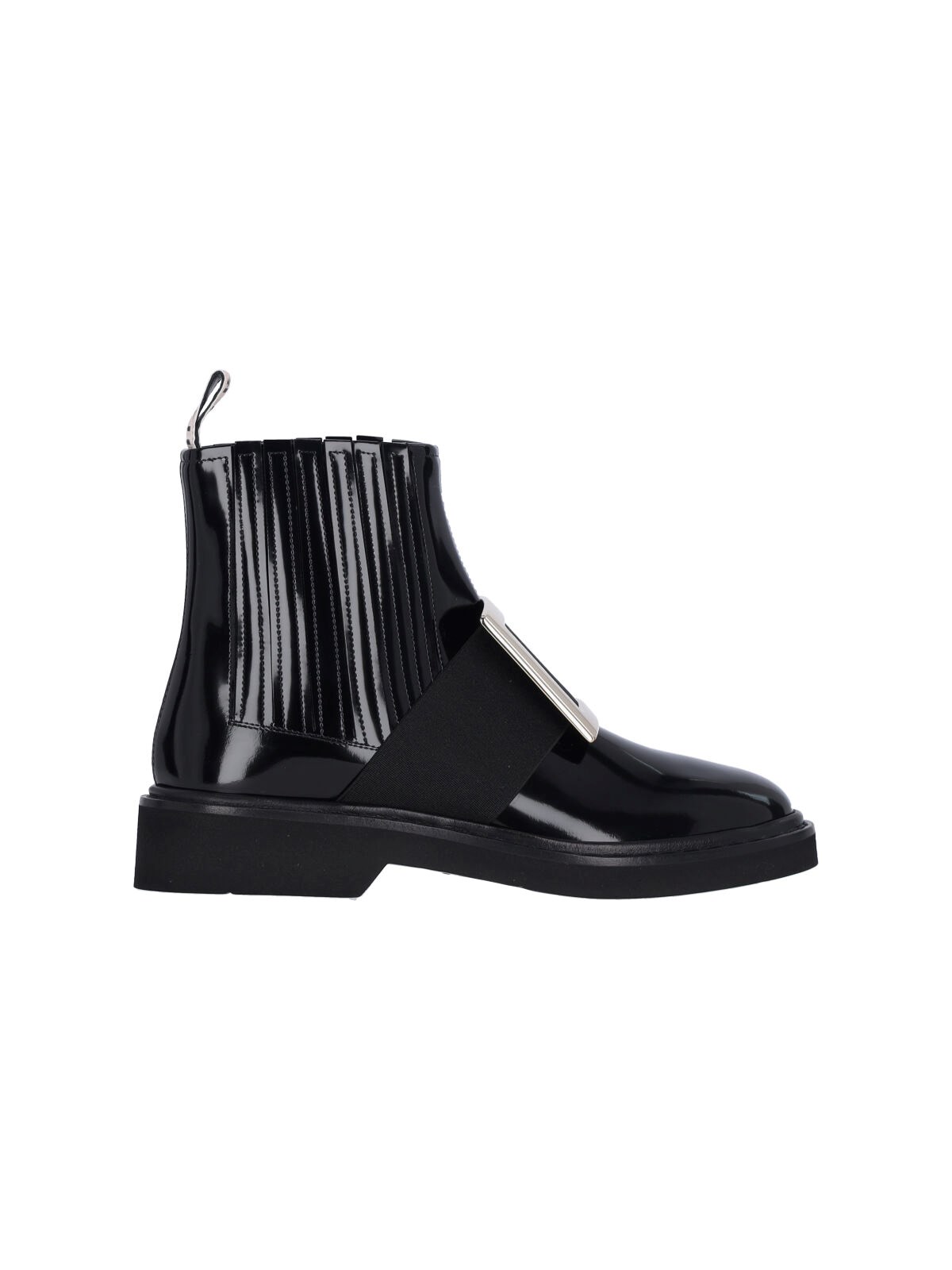 Shop Roger Vivier 'viv' Rangers' Chelsea Ankle Boots In Black  