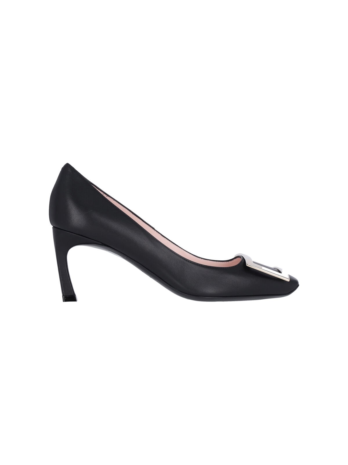 Roger Vivier Trompette Leather Pumps In Black