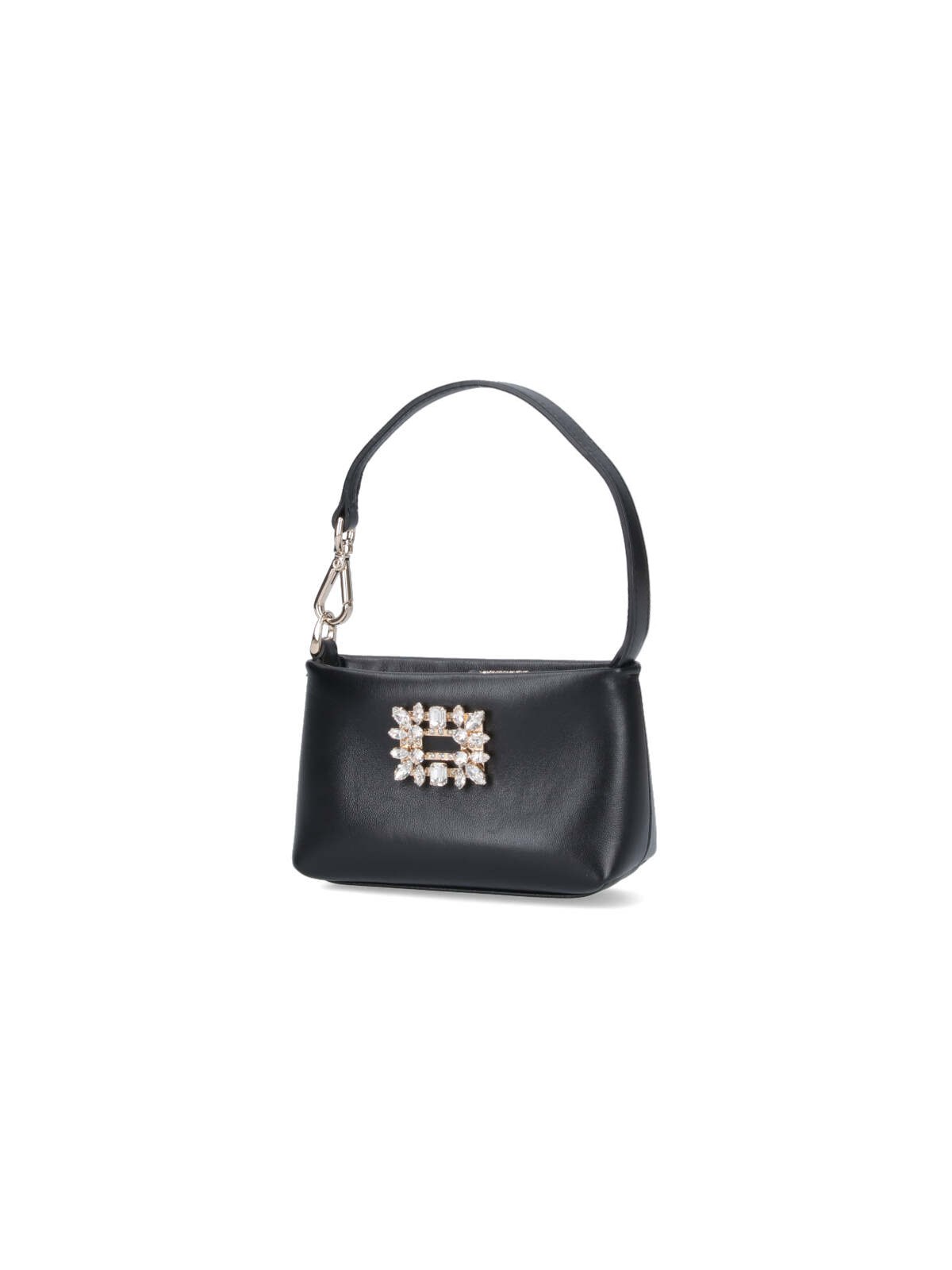 【Roger Vivier】RV Nightlily' マイクロバッグ Roger Vivier RV Nightlily Brooche Mini Bag | Black | FARFETCH