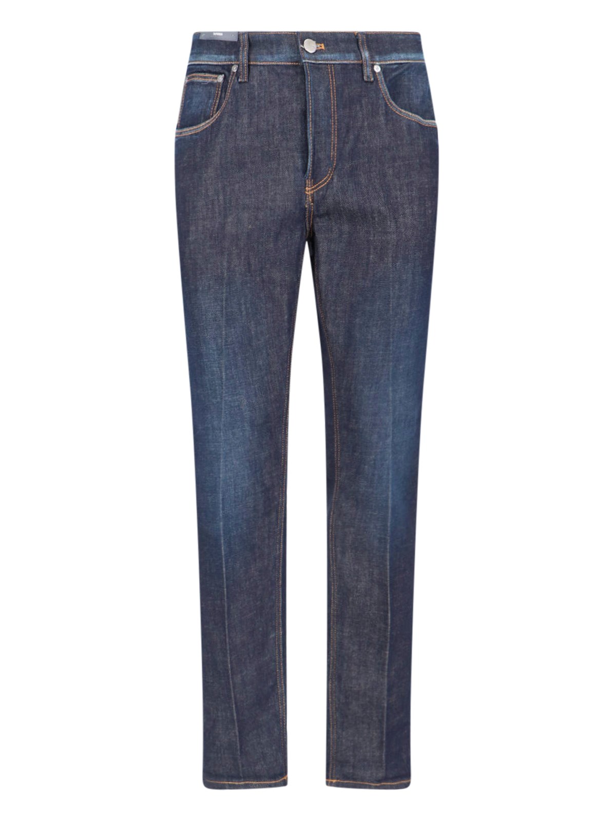 Shop Pt Torino 'rock' Slim Jeans In Blue