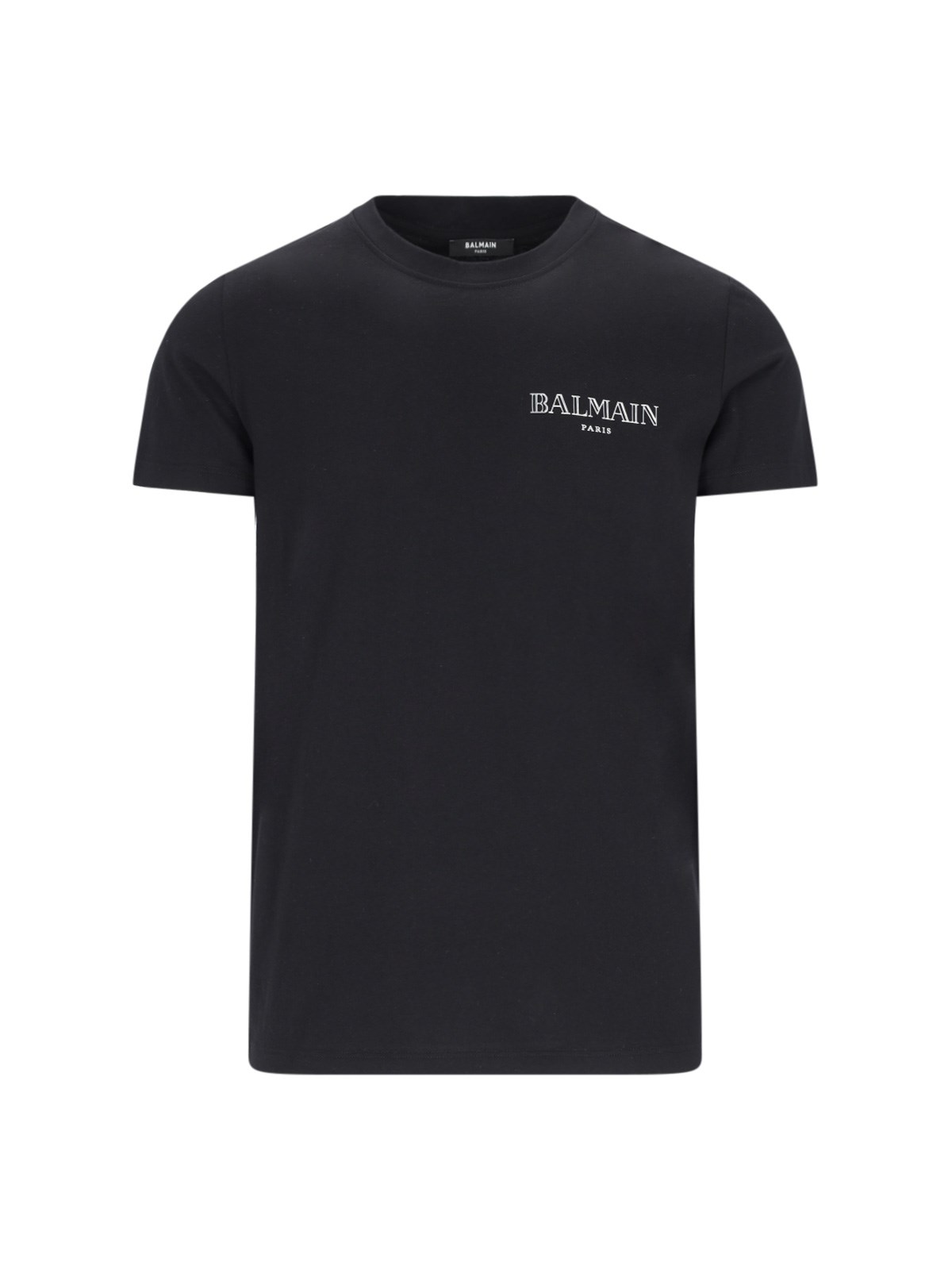 Balmain "vintage" Logo T-shirt In Black  