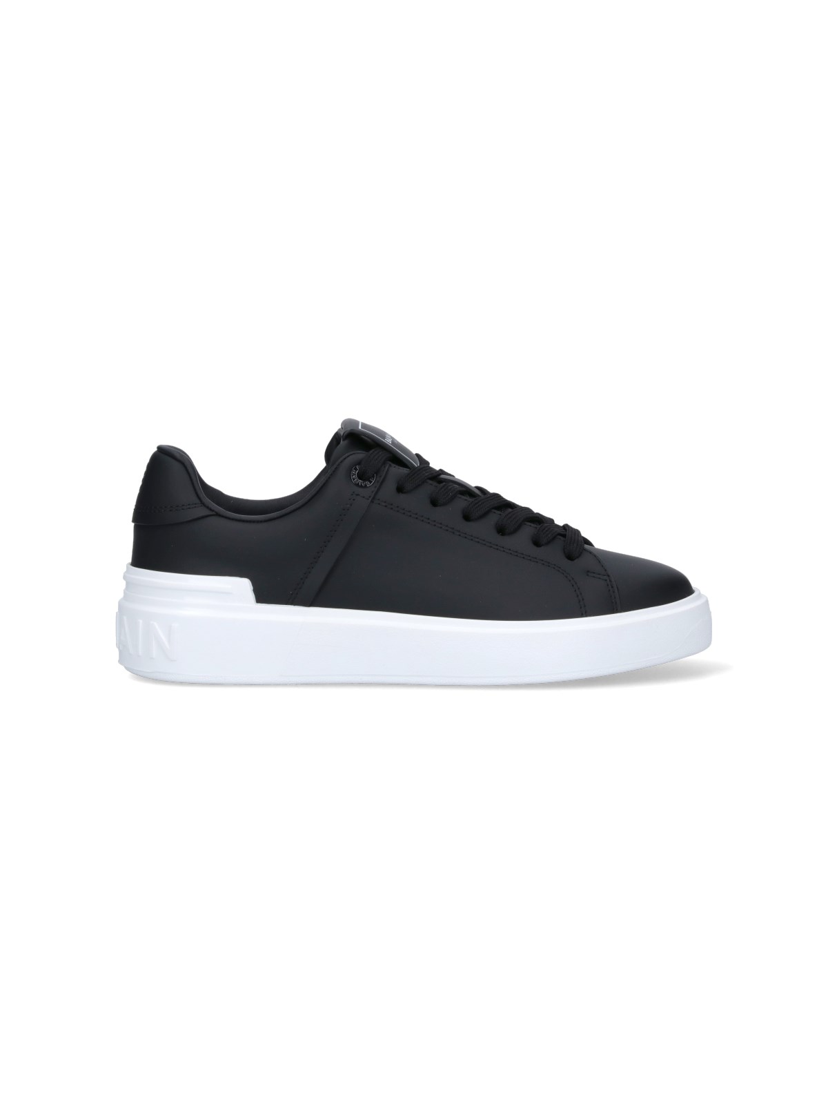 Balmain "b-court" Sneakers In Black