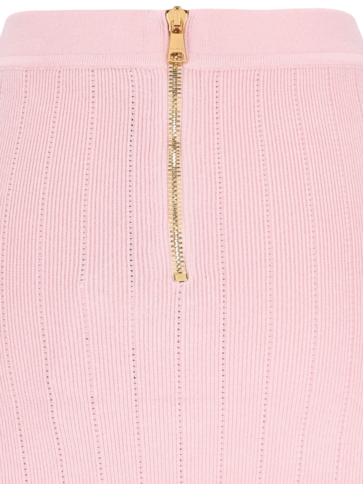 【関税＆送料込み】Balmain Ribbed Knit Mini Skirt Balmain ribbed-knit Mini Skirt | White | FARFETCH