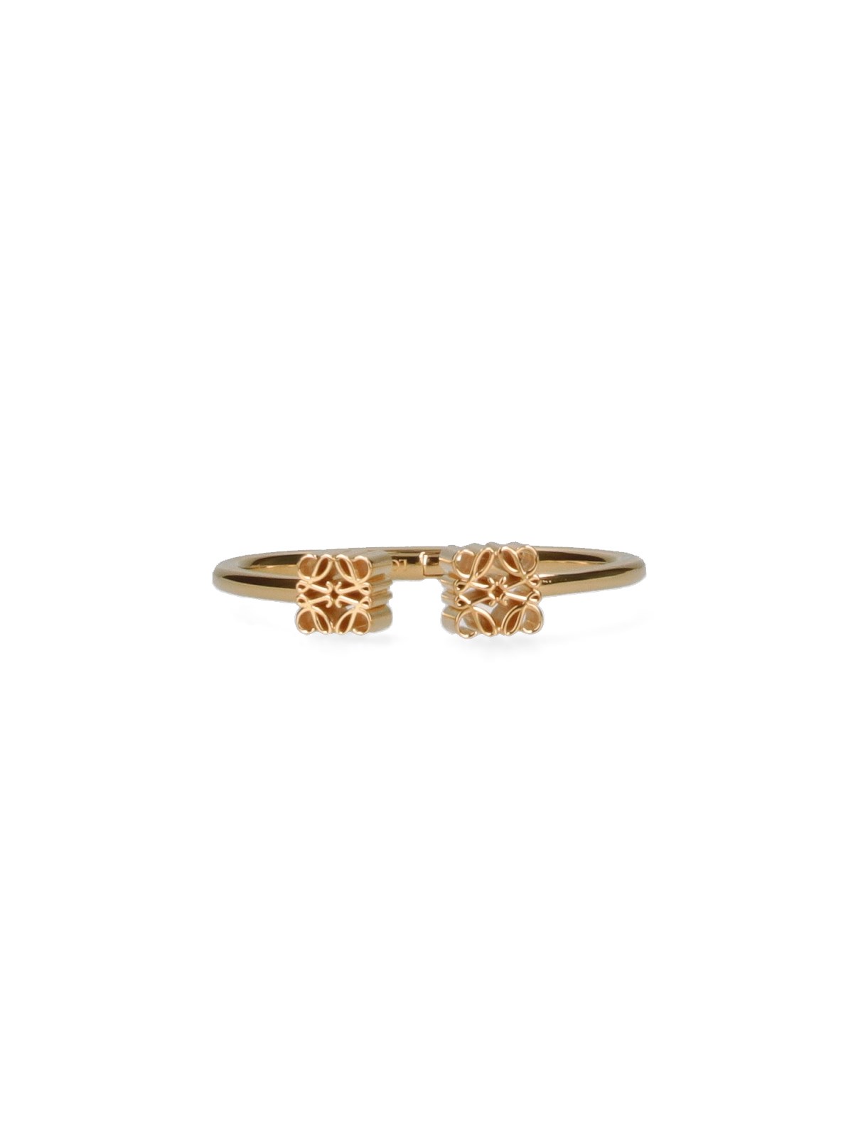 Shop Loewe "anagram" Bangle In Gold