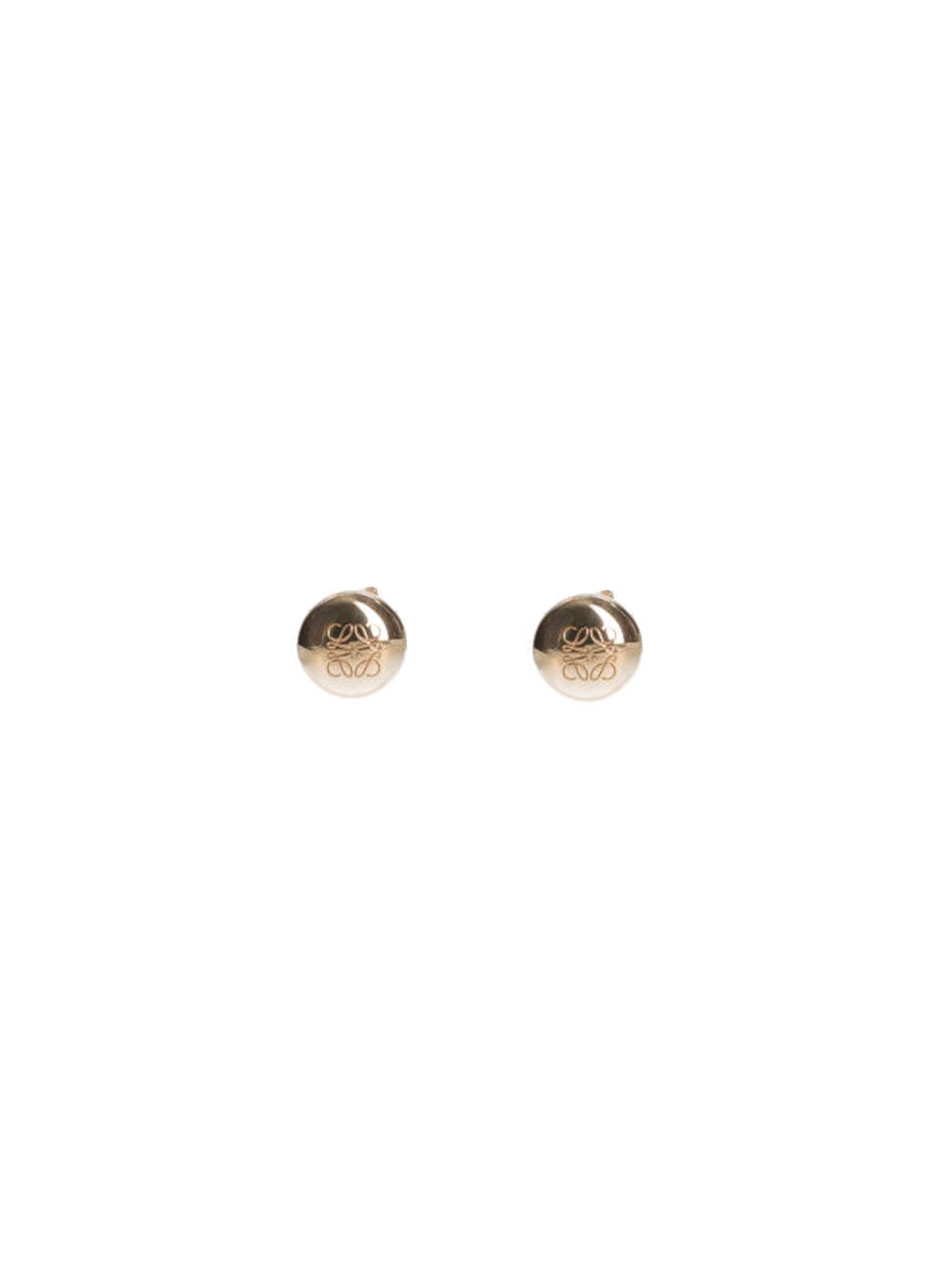 Loewe 'anagram Pebble' Earrings In Gold