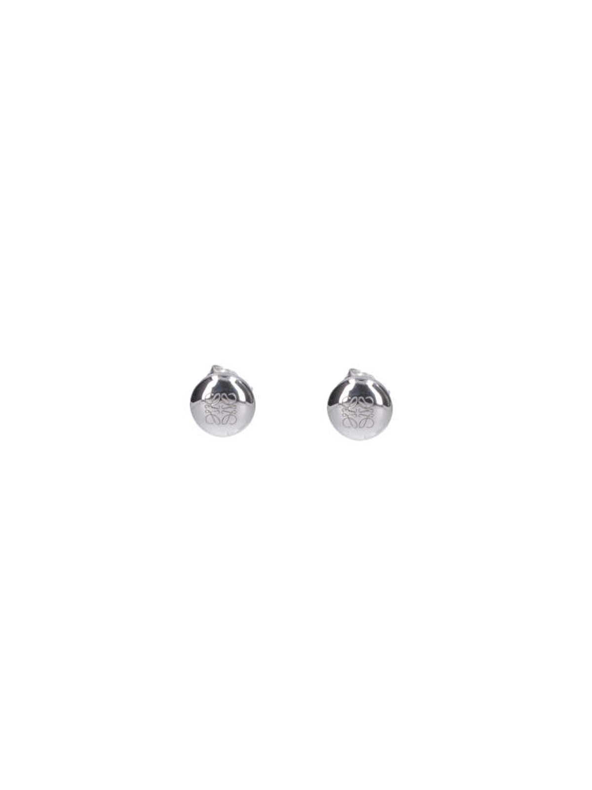 Loewe 'anagram Pebble' Earrings In Metallic