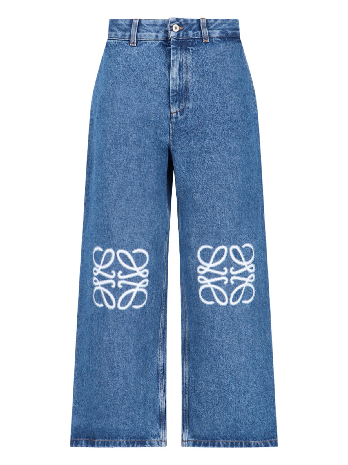 Loewe Loose Jeans "anagram" In Blue