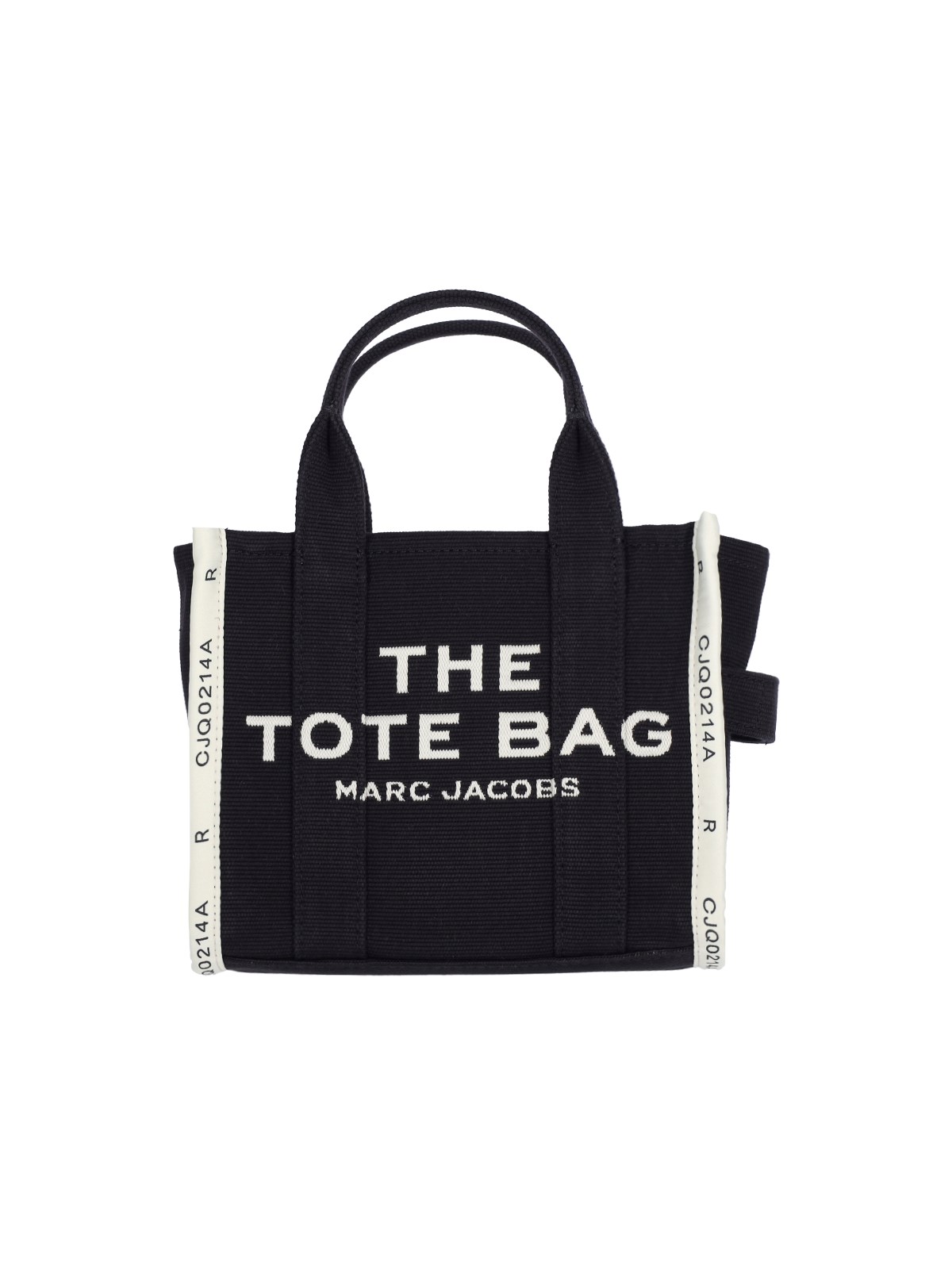 Shop Marc Jacobs Mini Tote Bag 'the Jacquard' In Black  