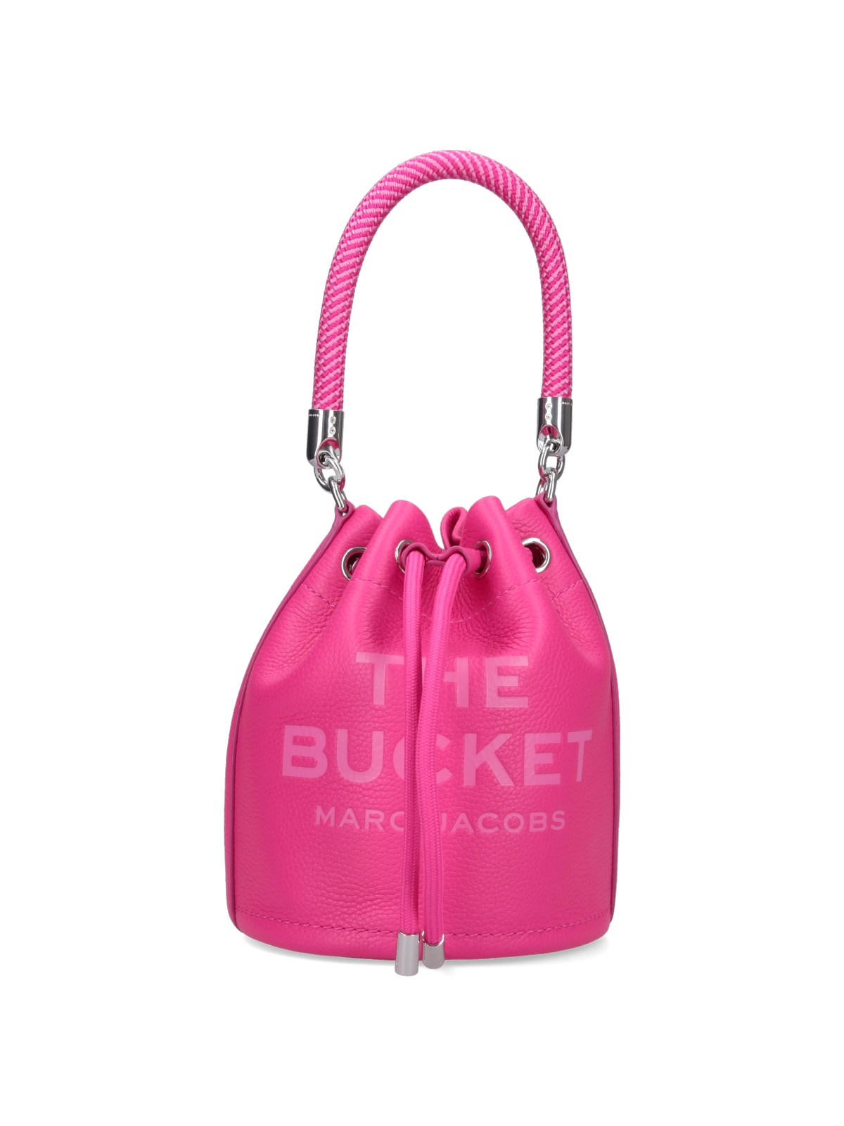 Shop Marc Jacobs "the Leather Bucket" Bag In Pink
