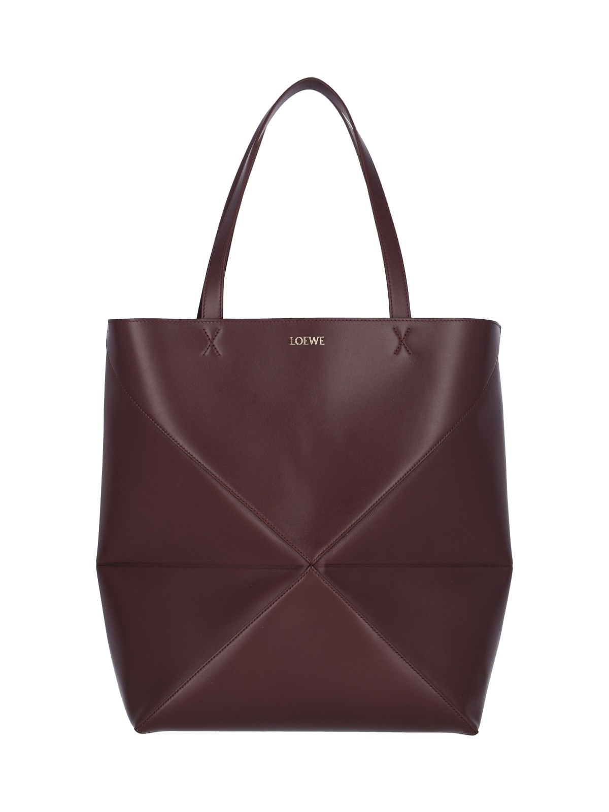 Shop Loewe 'puzzle Fold Xl' Tote Bag In Red