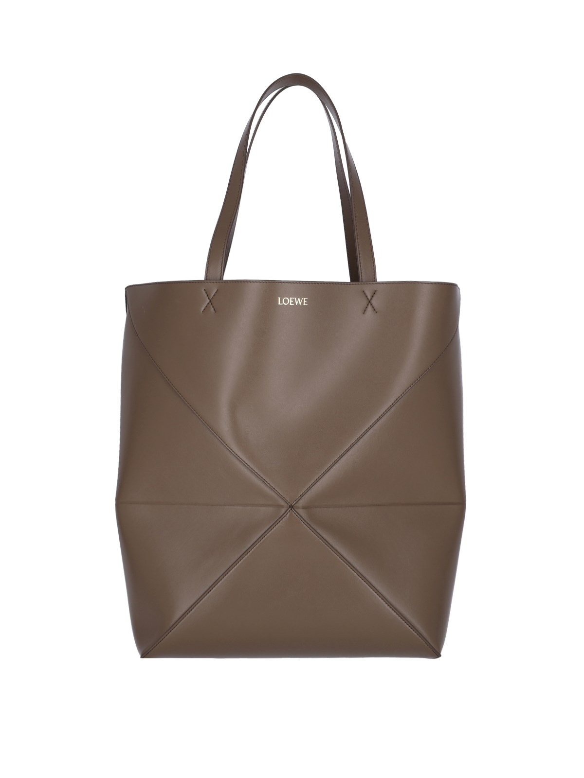 Loewe 'puzzle Fold Xl' Tote Bag In Brown