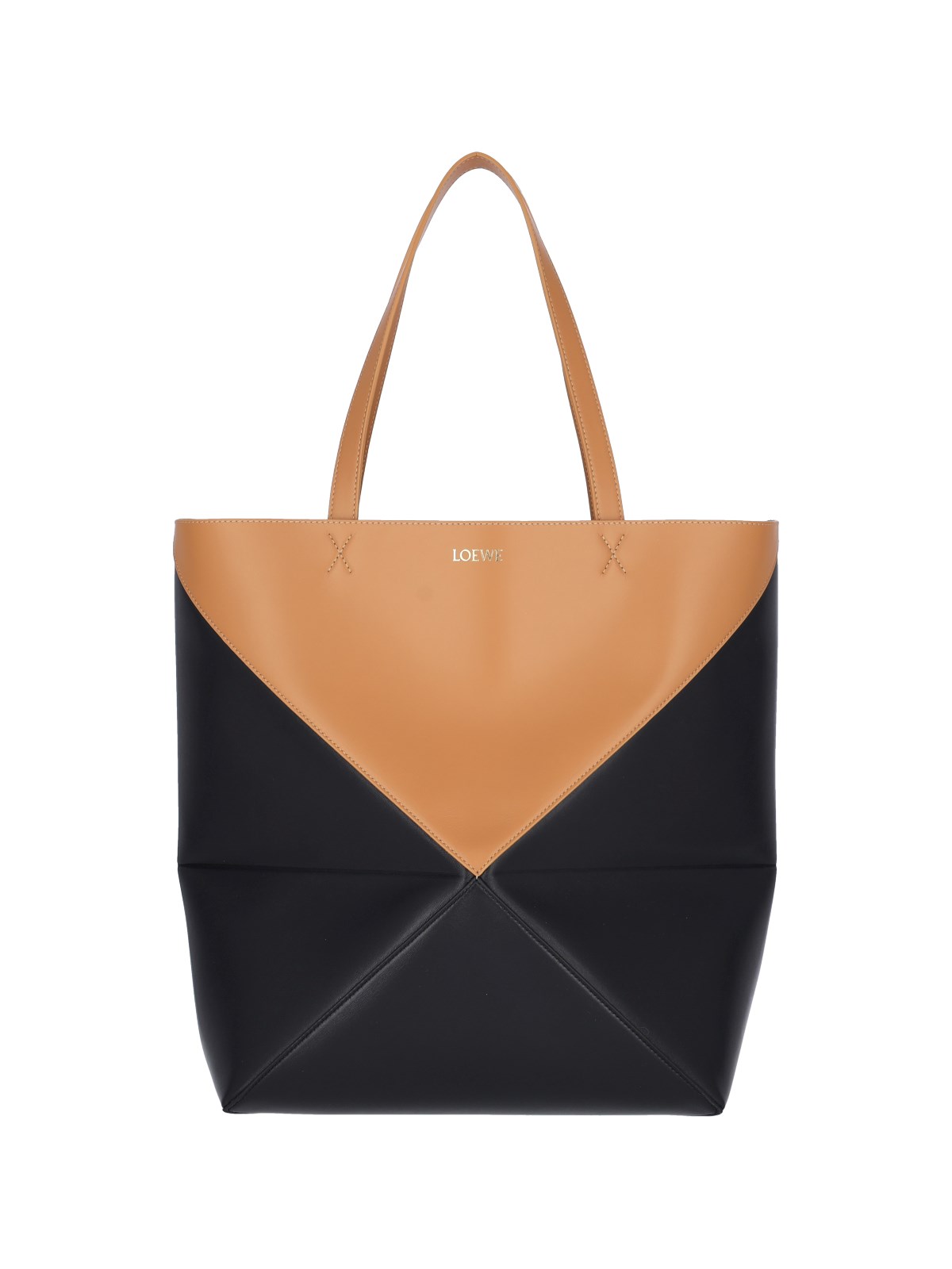 Shop Loewe 'puzzle Fold Xl' Tote Bag In Black  