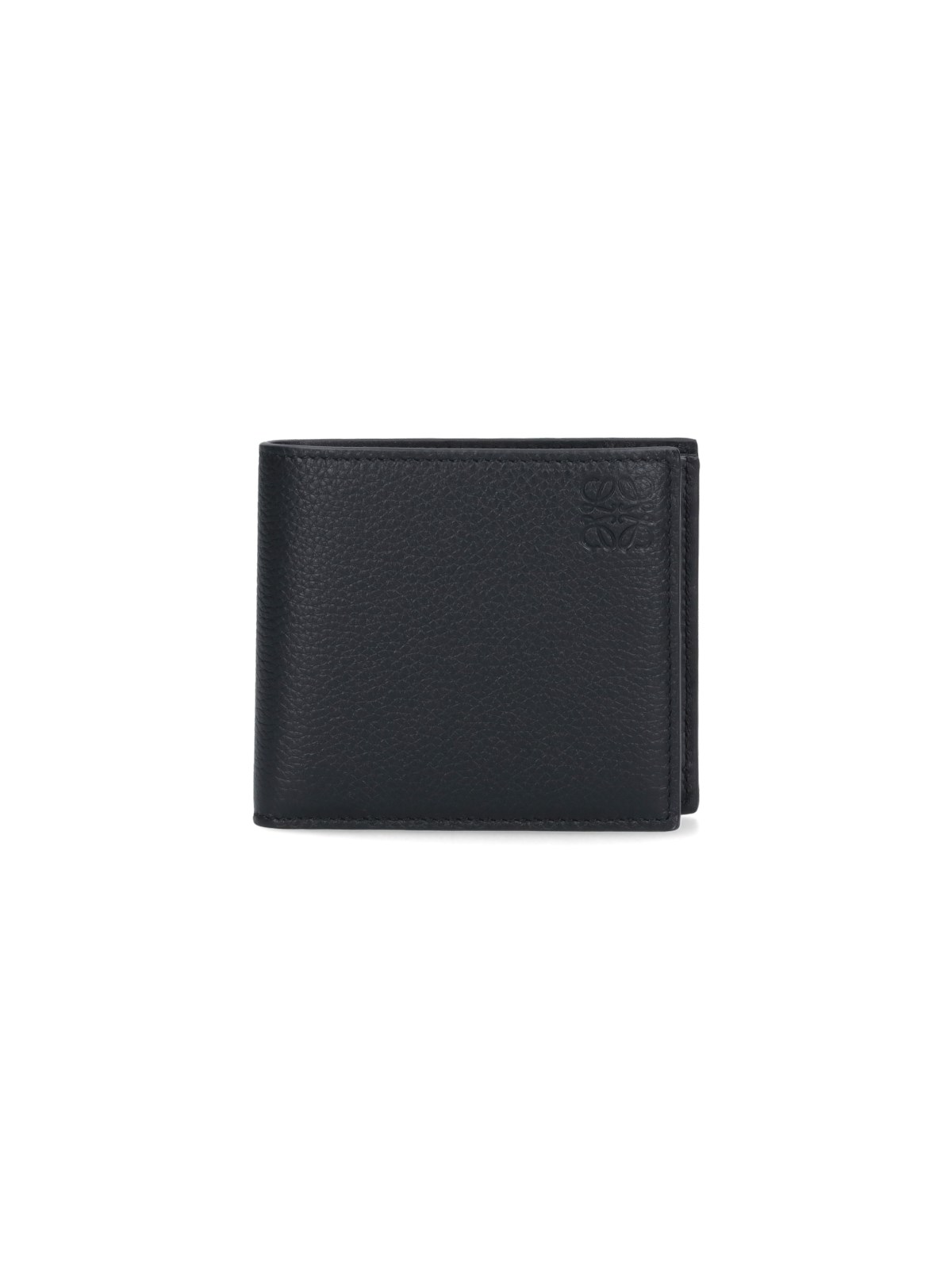 Loewe Bi-fold Logo Wallet In Black