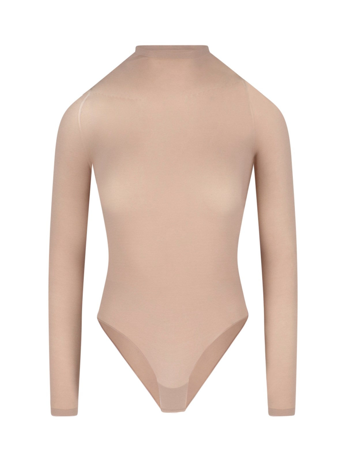 Alaïa "second Skin" Bodysuit In Neutral