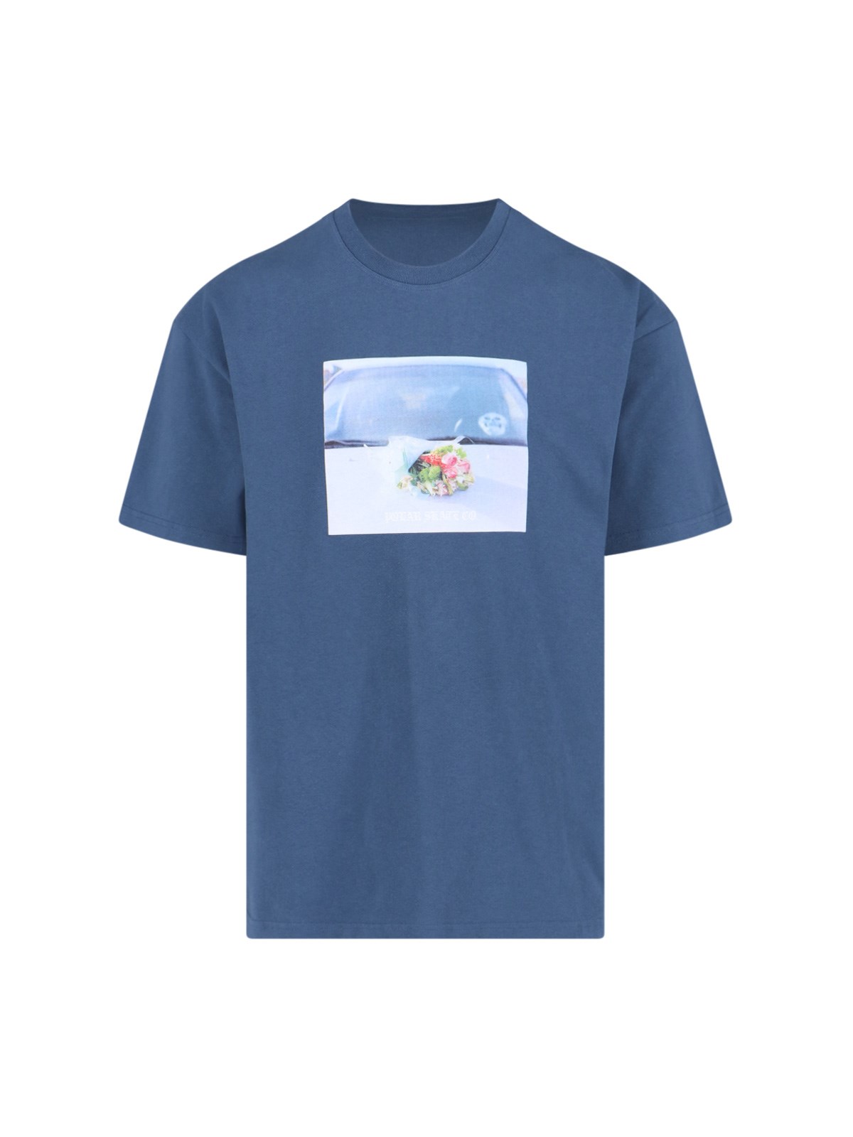 Shop Polar Skate 'dead Flowers' T-shirt In Blue