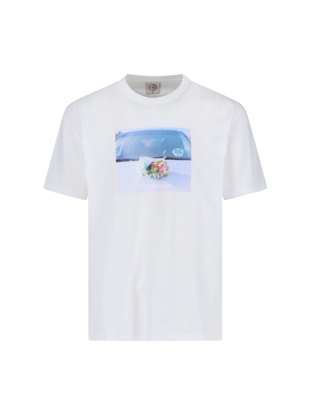 Shop Polar Skate 'dead Flowers' T-shirt In White