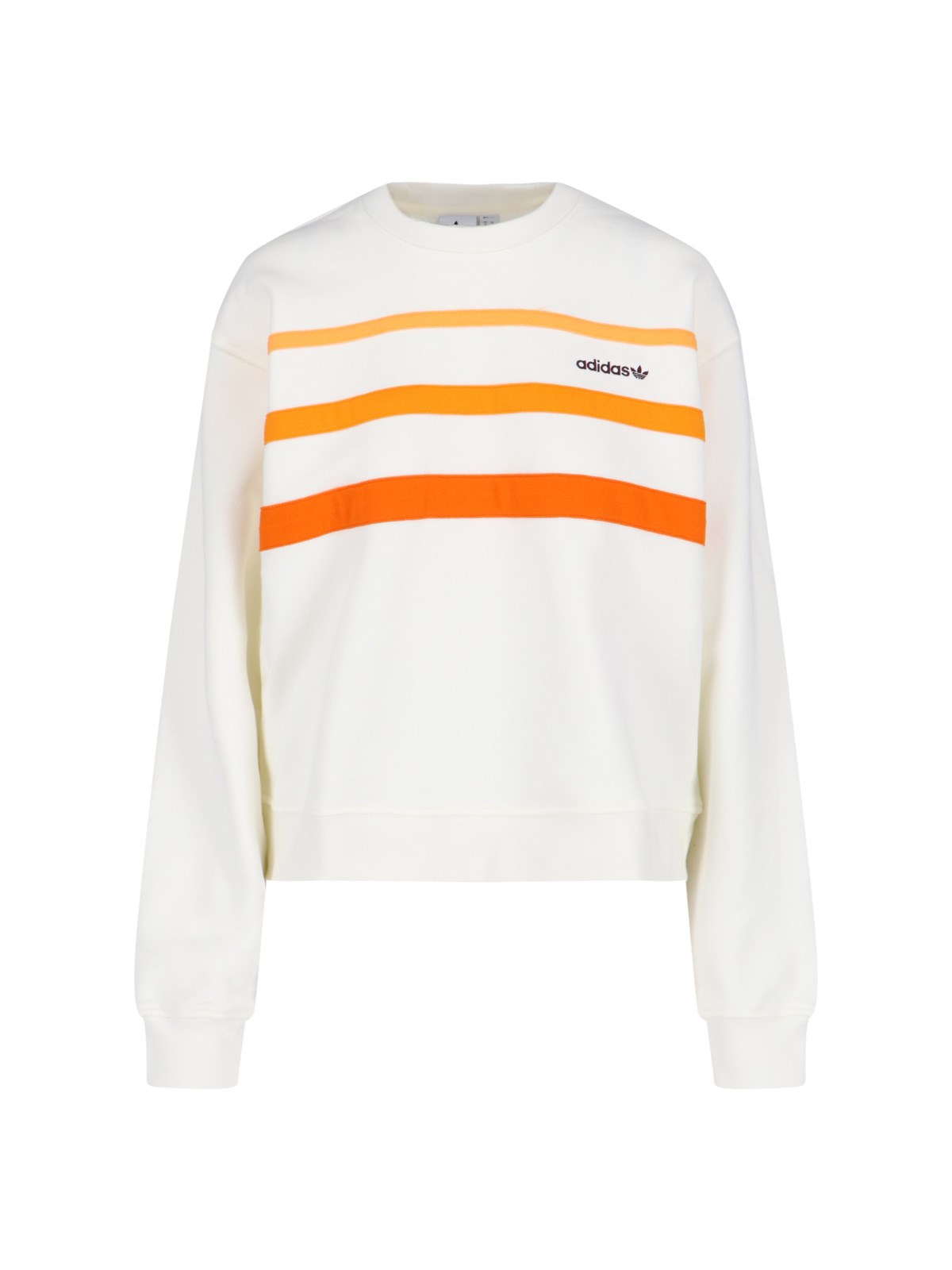 Shop Adidas Originals '80s' Crew Neck Sweatshirt In White