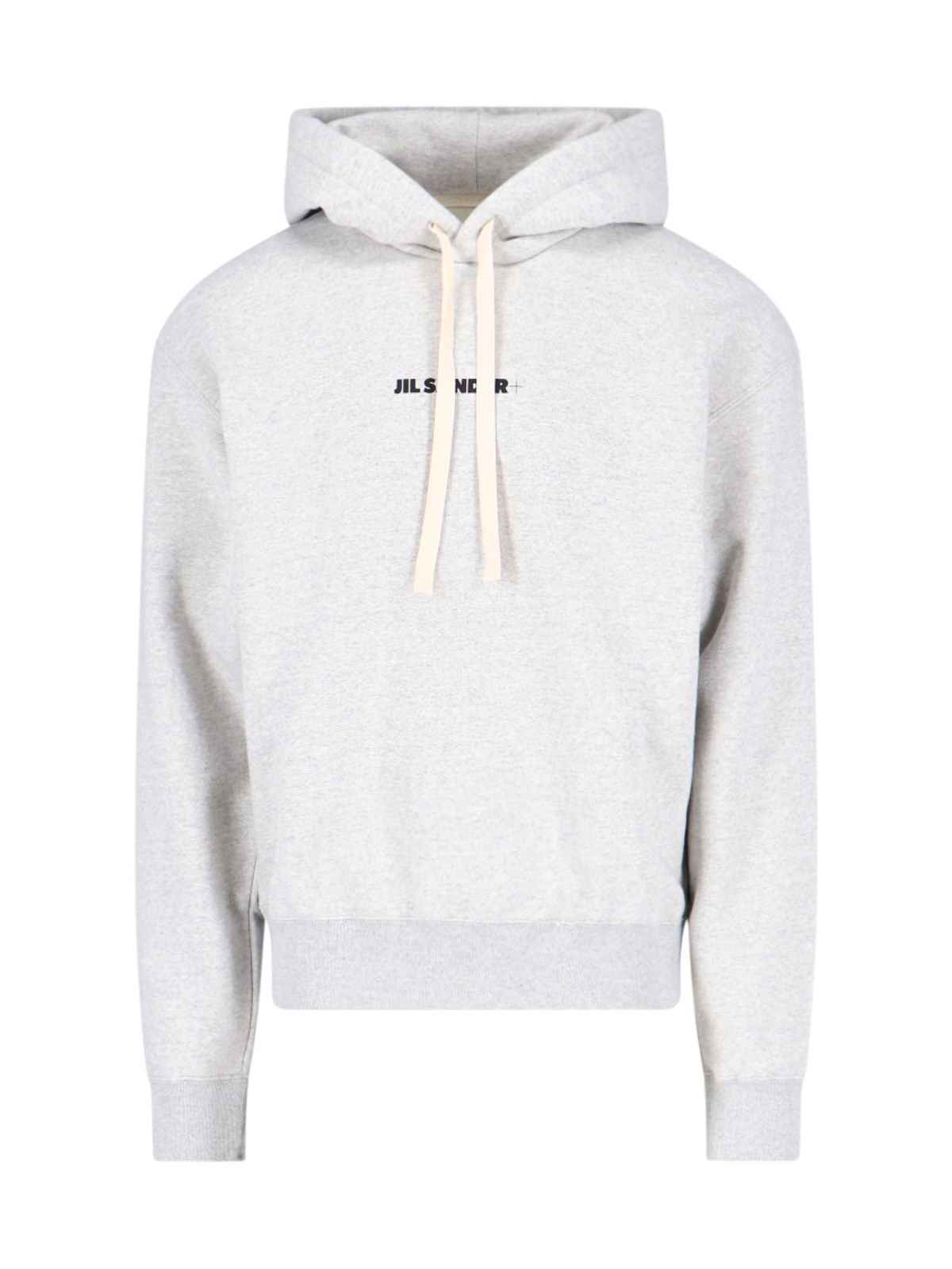 Jil Sander Logo-print Cotton Hoodie In Green