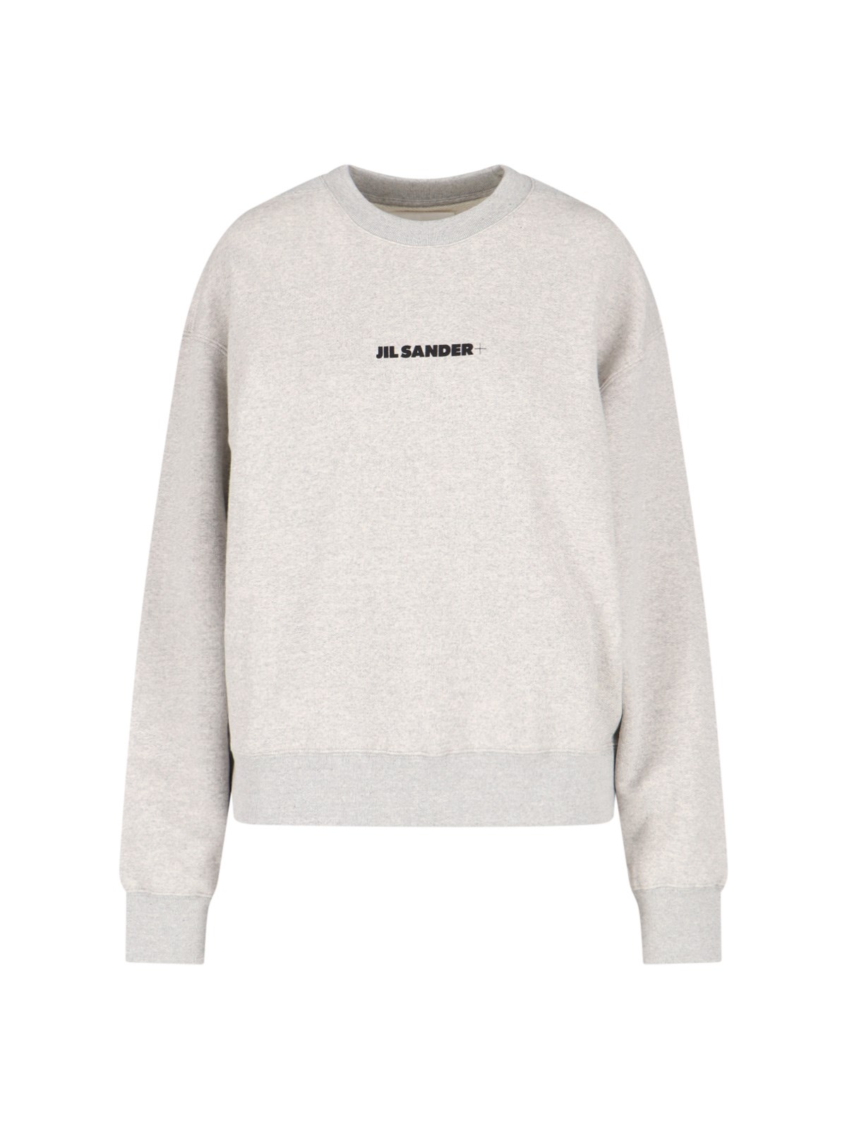 Jil Sander Oversize Logo Sweatshirt In Green